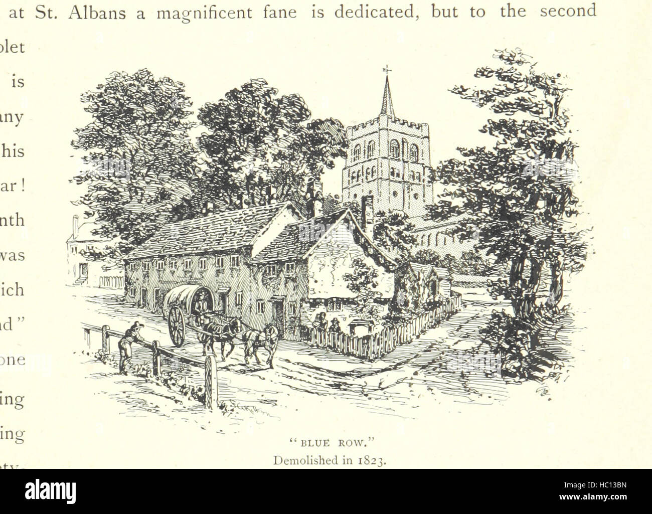 St. Albans, historical & picturesque. With an account of the Roman city of Verulamium ... Illustrated by Frederic G. Kitton Image taken from page 337 of 'St Albans, historical & Stock Photo