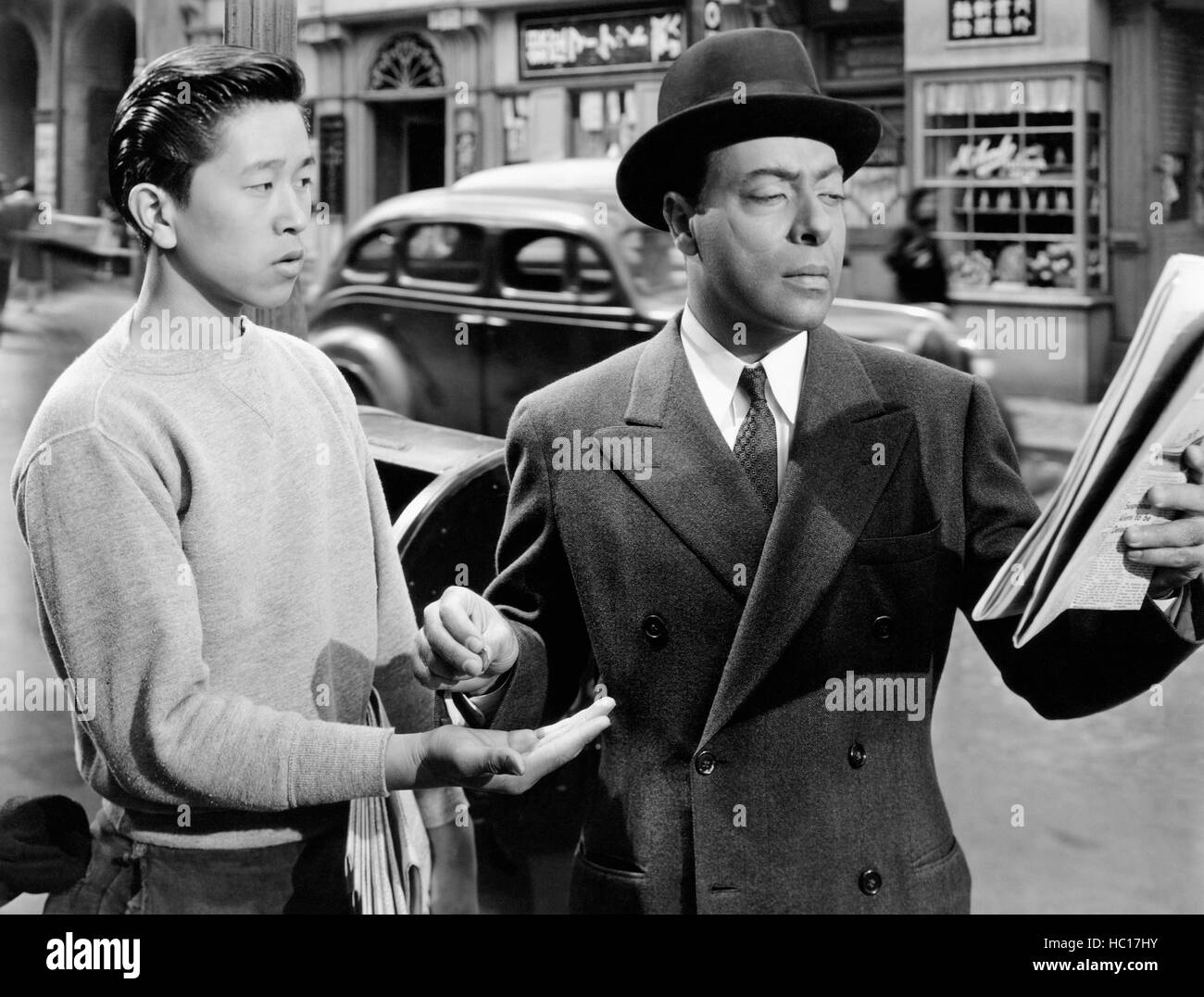 LITTLE TOKYO, U.S.A., Harold Huber, (right), 1942, TM & Copyright © 20th Century Fox Film Corp./courtesy Everett Collection Stock Photo