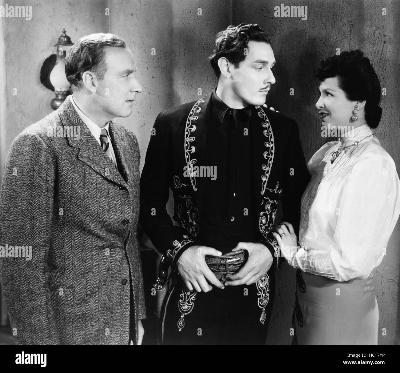 THE LLANO KID, from left: Alan Mowbray, Tito Guizar, Gale Sondergaard ...