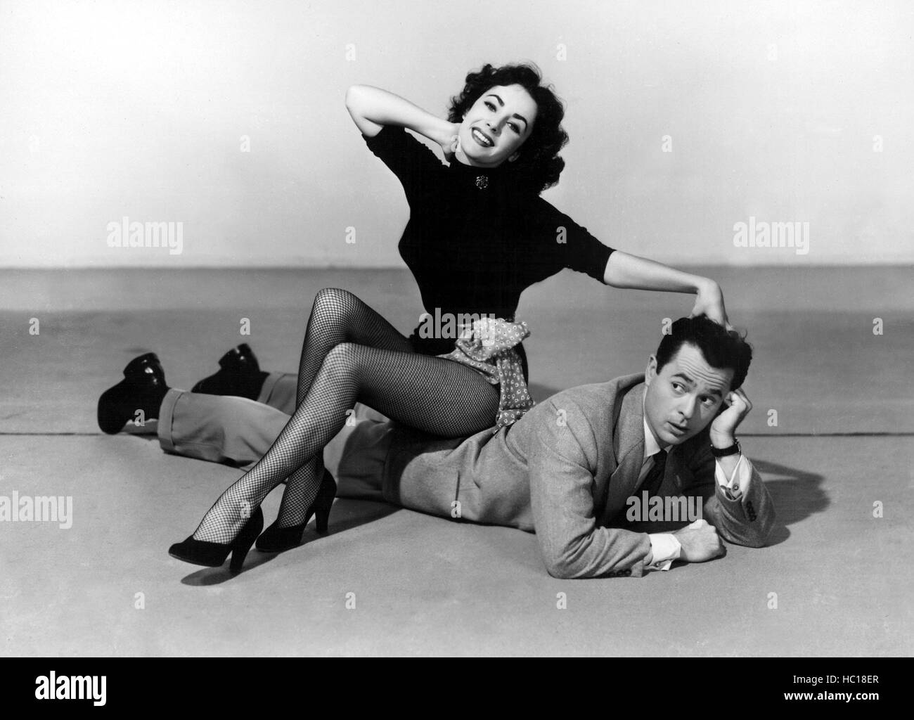 LOVE IS BETTER THAN EVER, Elizabeth Taylor, Larry Parks, 1952 Stock