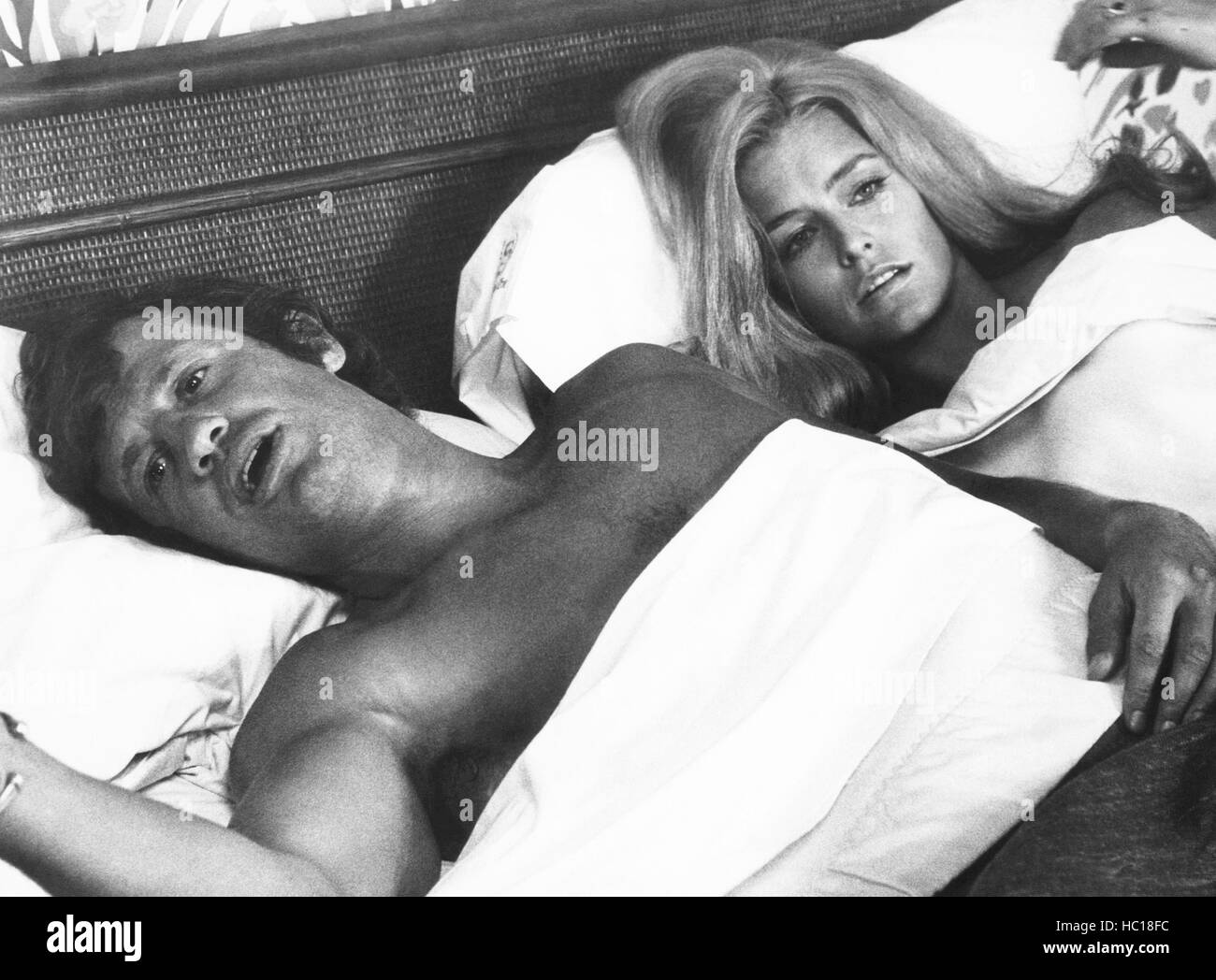 LOVE IS A FUNNY THING, (aka UN HOMME QUI ME PLAIT), Jean-Paul Belmondo,  Farrah Fawcett, 1969 Stock Photo - Alamy