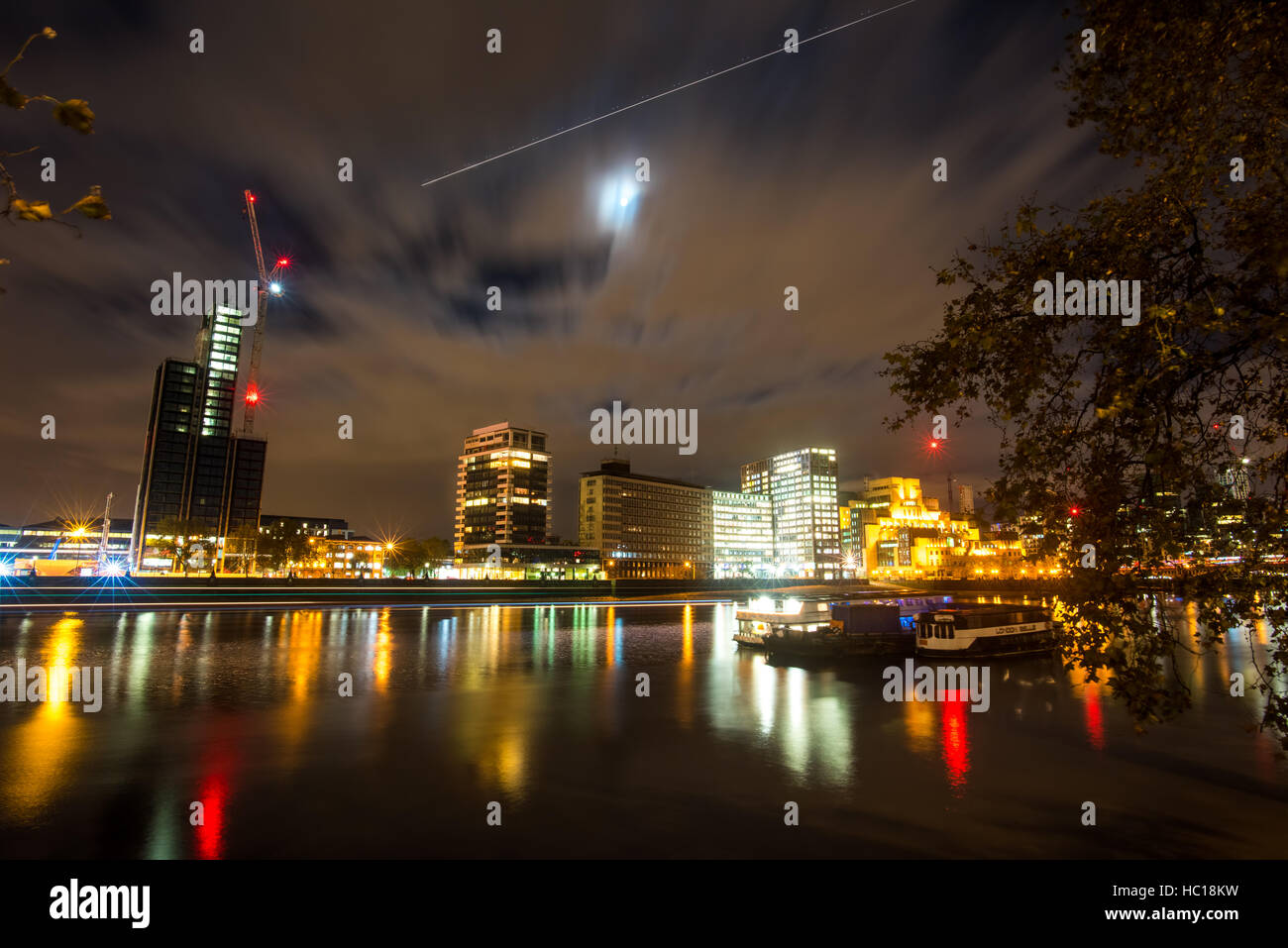 London Night Cityscape High Quality Stock Photo Stock Photo