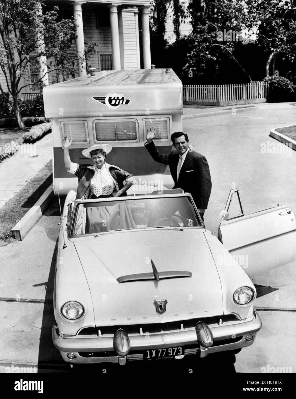 THE LONG LONG TRAILER Lucille Ball Desi Arnaz 1954 Stock Photo Alamy The long long trailer lucille ball desi arnaz 1954 stock photo alamy