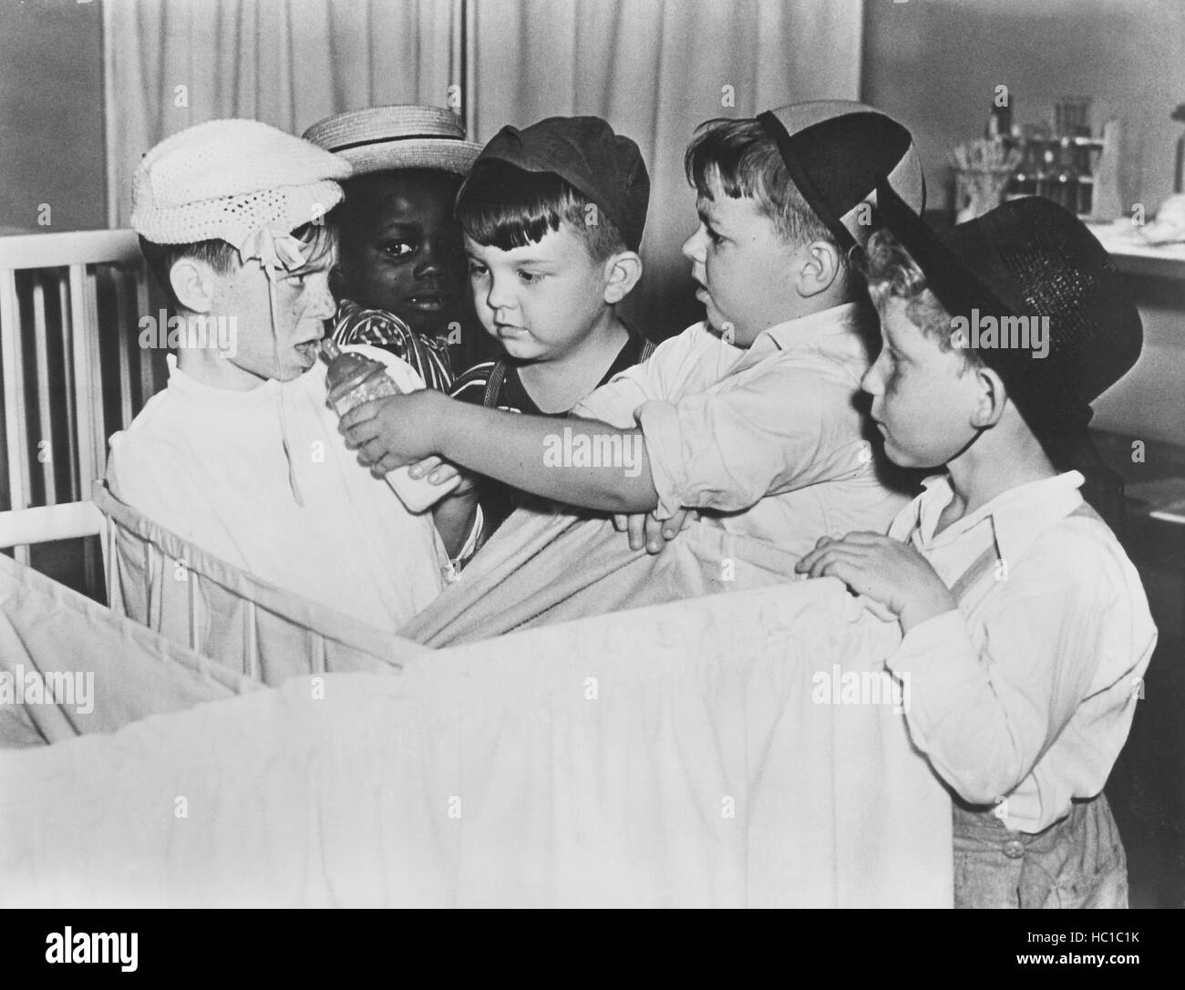 MEN IN FRIGHT, Our Gang/Little Rascals short, with Alfalfa Switzer