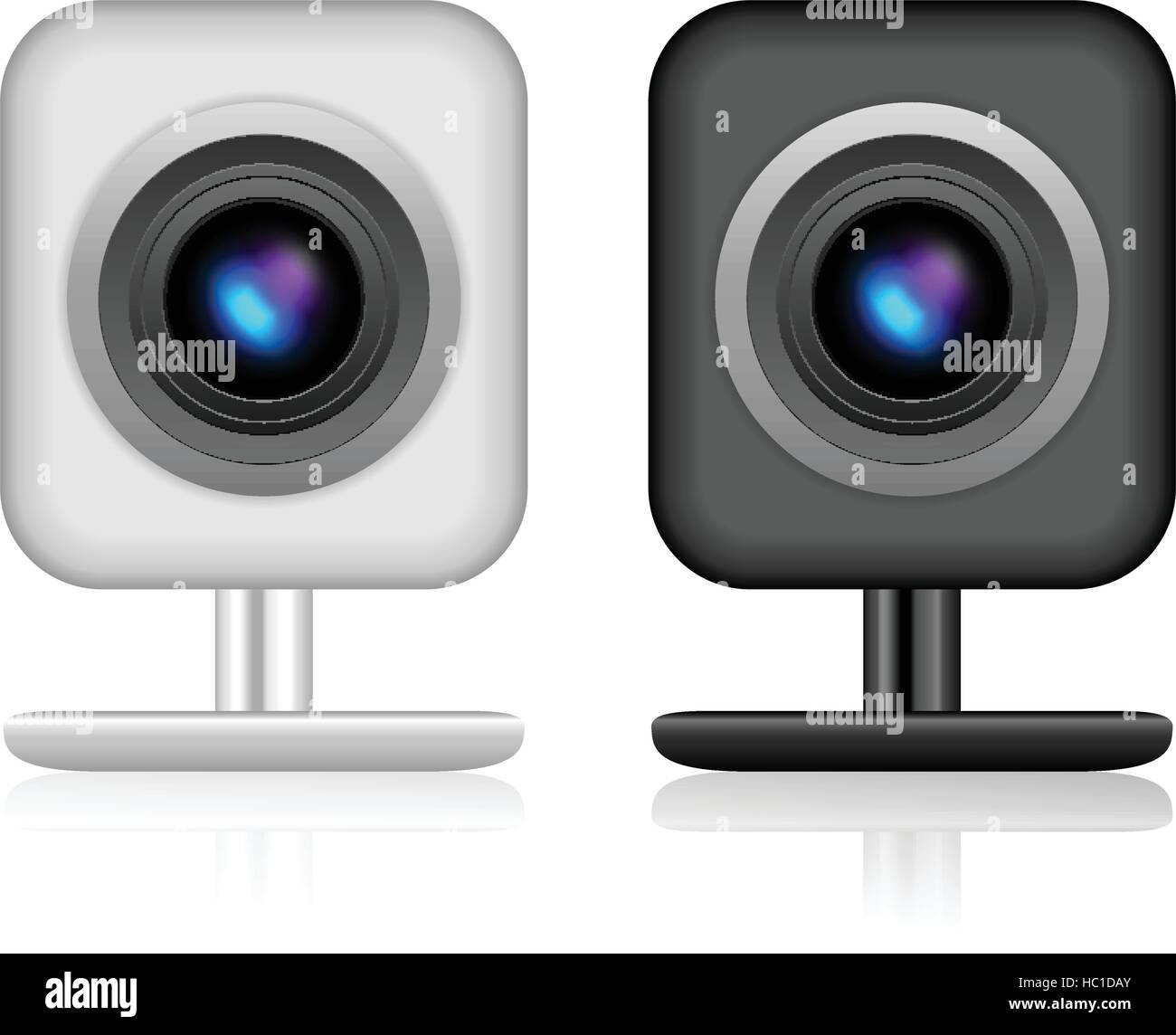 Web camera on a white background. Vector illustration Stock Vector ...