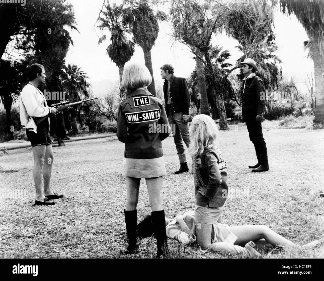 THE MINISKIRT MOB, Jeremy Slate, (center), 1968 Stock Photo Alamy