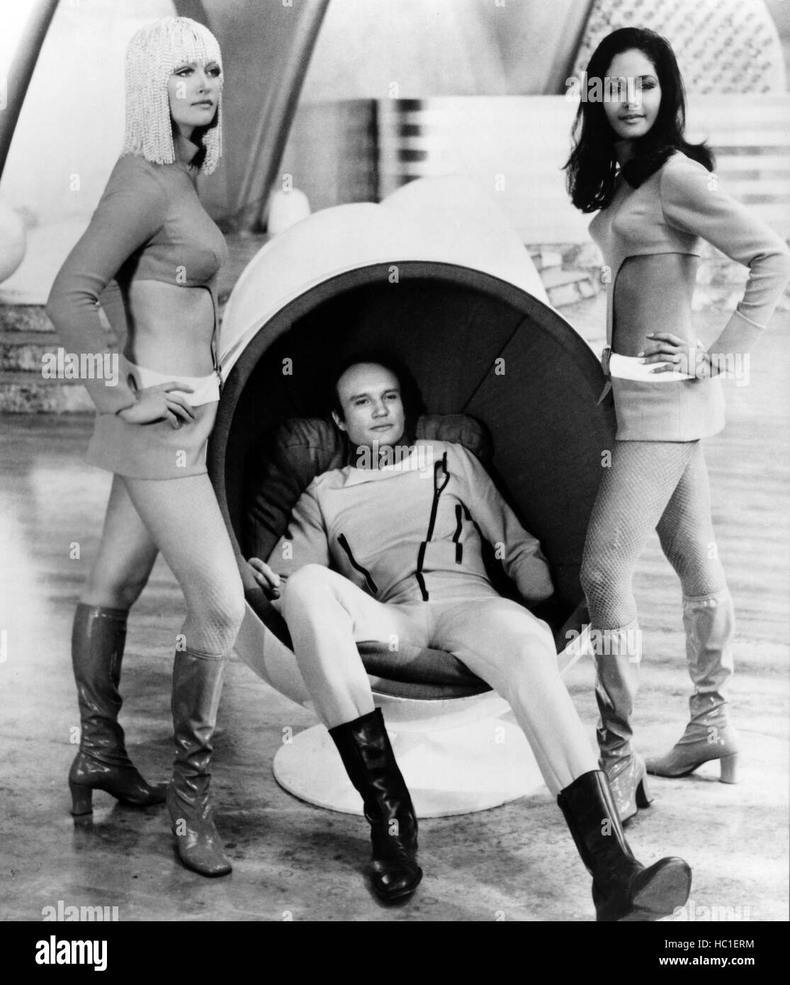 MOON ZERO TWO, from left: Amber Dean-Smith, James Olson, Simone Silvera ...