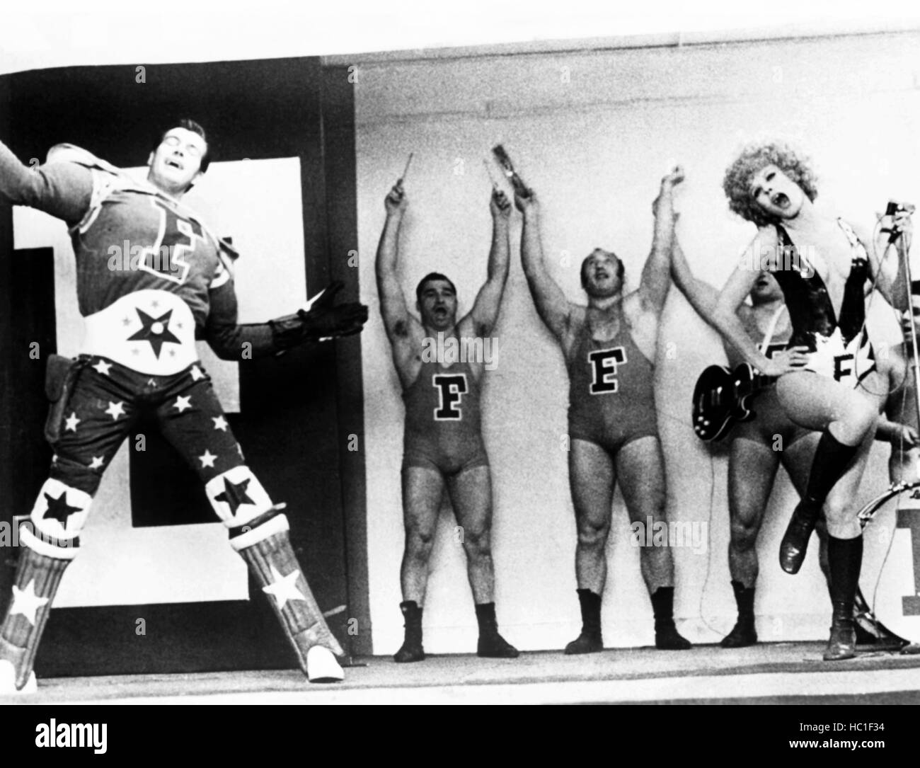 MR. FREEDOM, (aka MISTER FREEDOM), from left, front, John Abbey