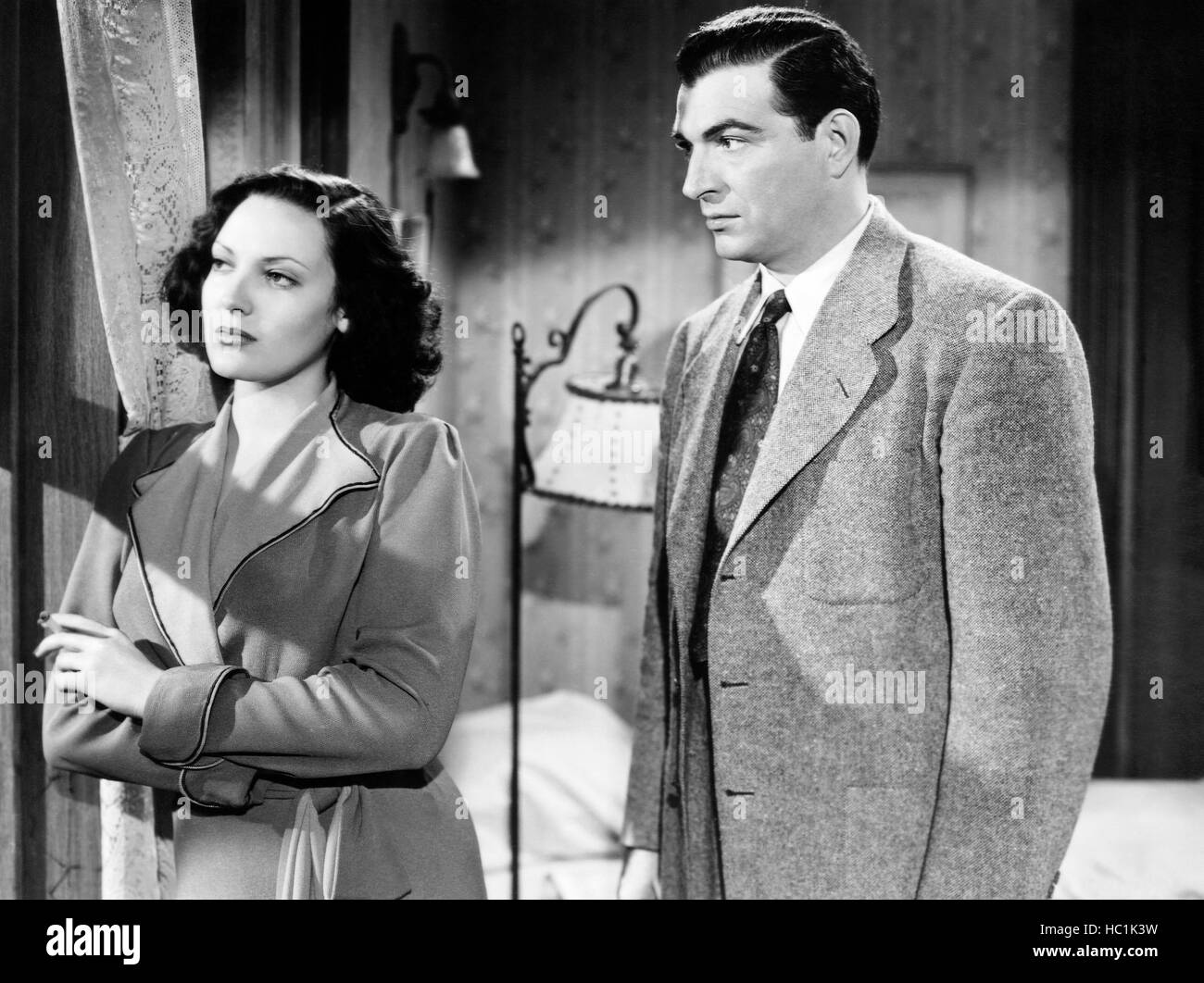 NO WAY OUT, from left: Linda Darnell, Stephen McNally 1950. ©20th ...