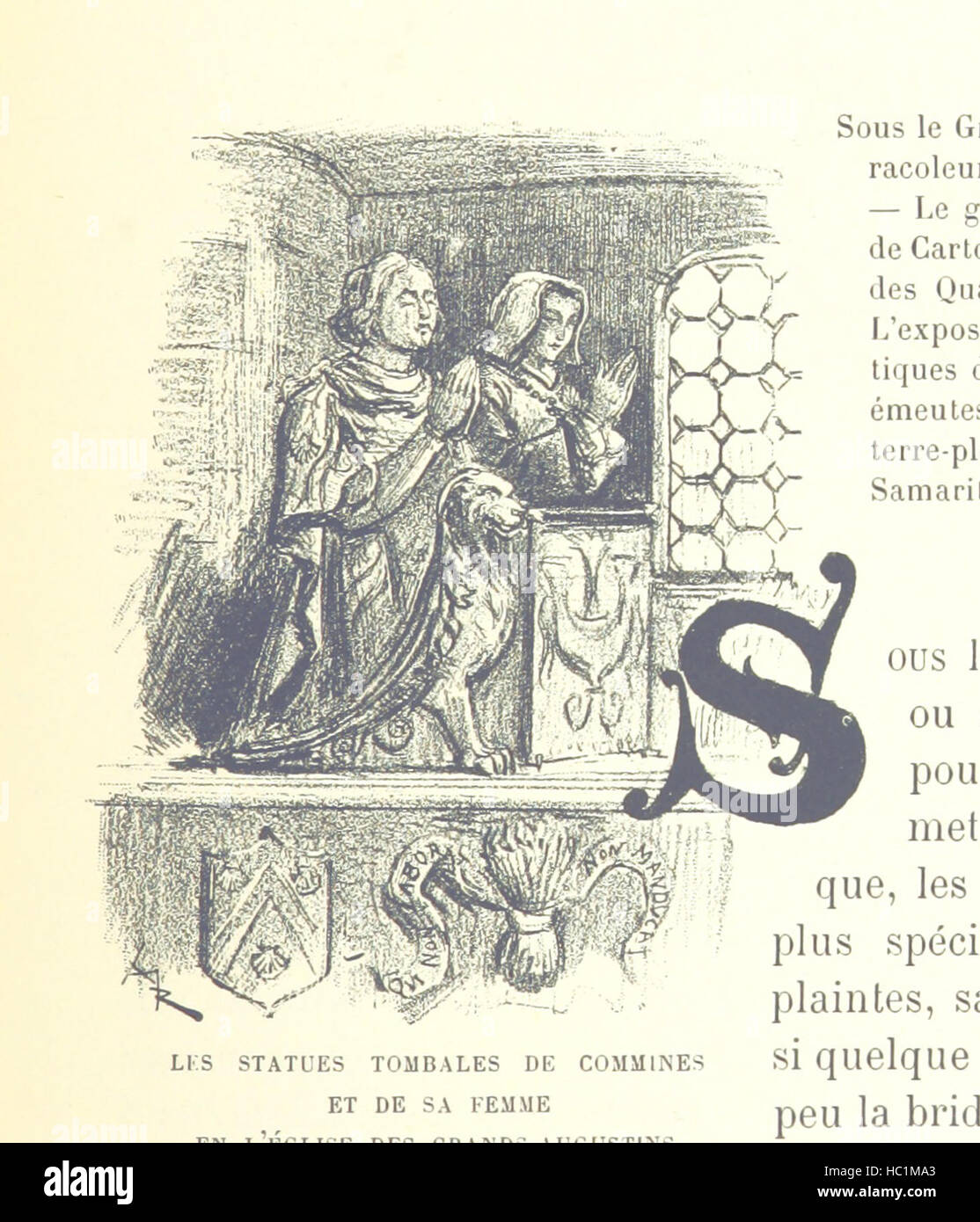 Image taken from page 397 of 'Paris de siècle en siècle. Le cœur de Paris, splendeurs et souvenirs. Texte, dessins et lithographes par A. Robida' Image taken from page 397 of 'Paris de siècle en Stock Photo