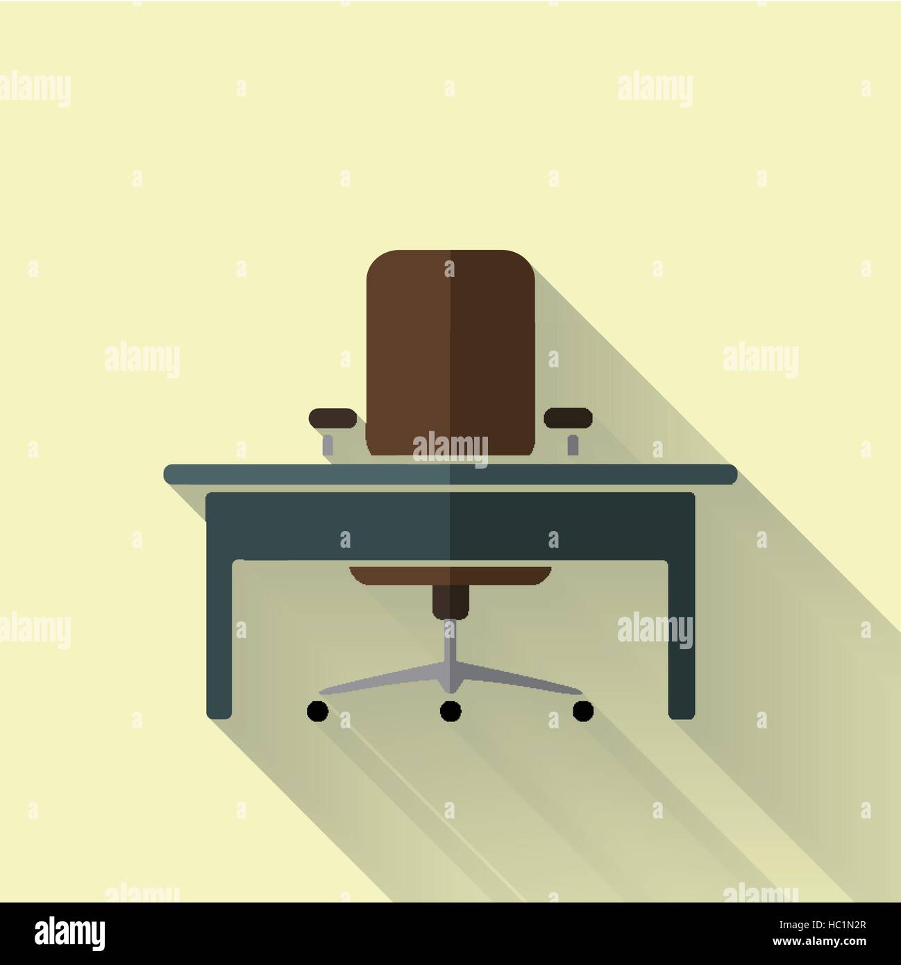 office set icon in colorful flat design style Stock Vector Image & Art ...