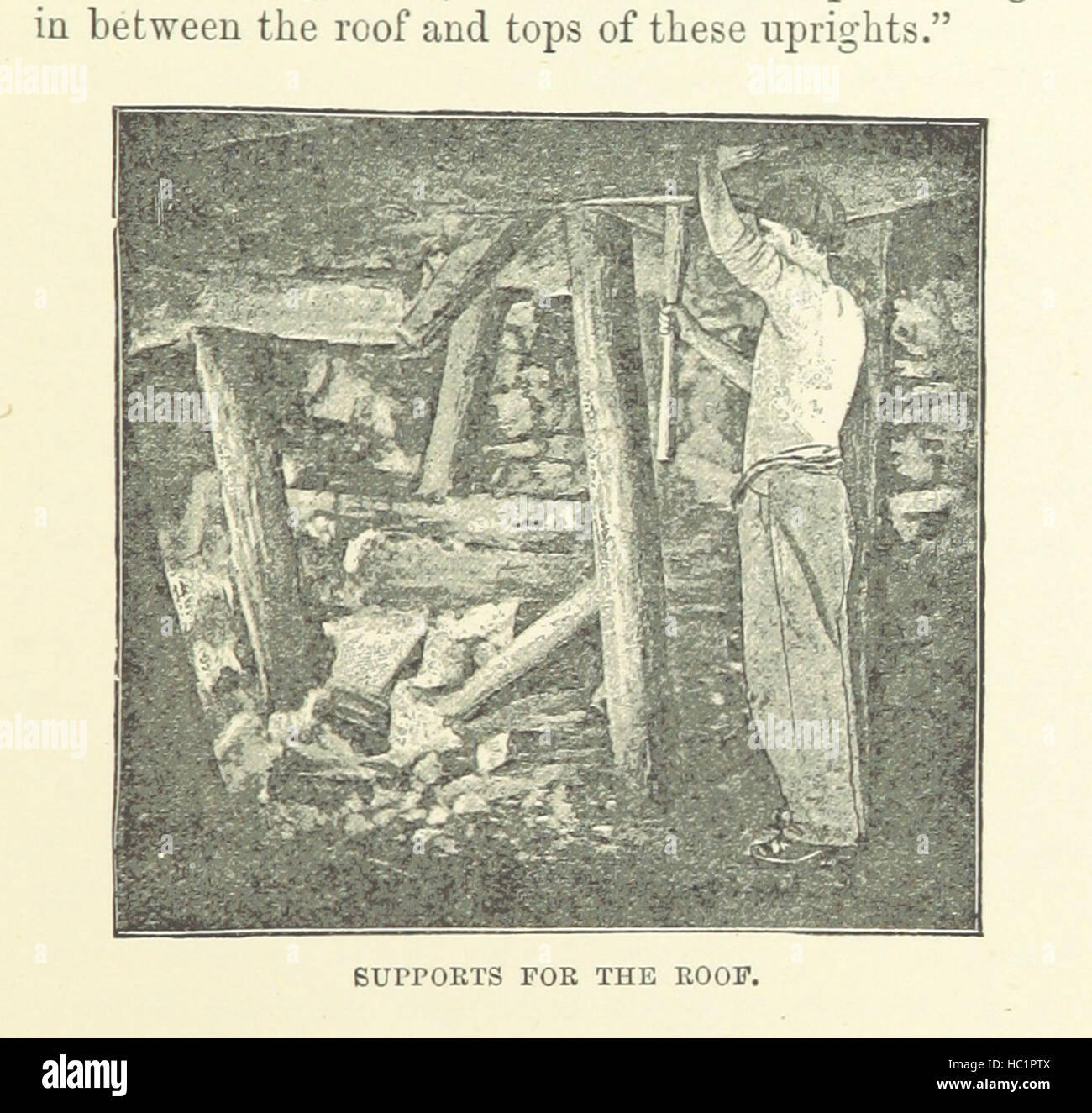 Image taken from page 61 of 'Miners and their works underground. Stories of the mining of coal, etc' Image taken from page 61 of 'Miners and their works Stock Photo