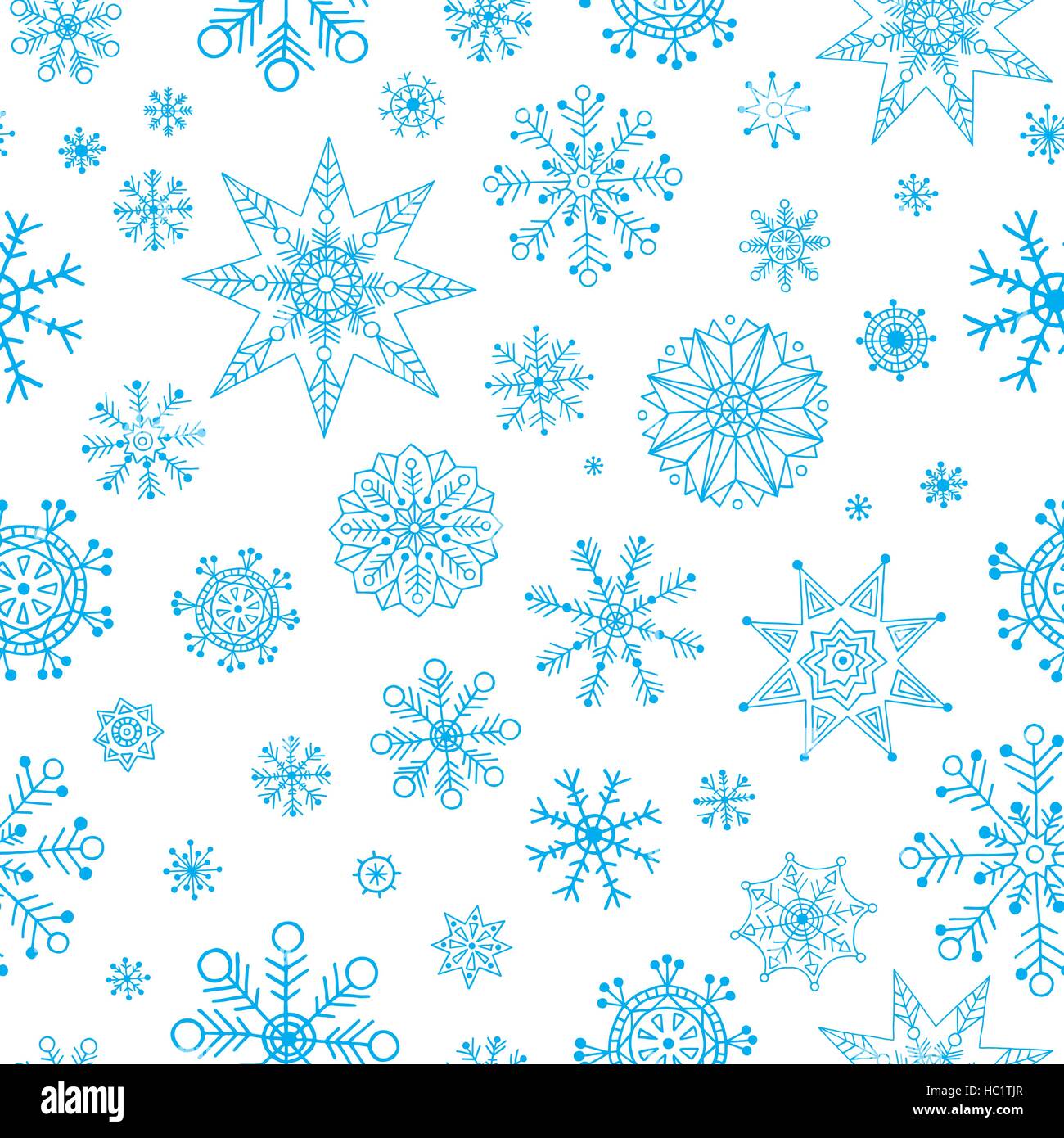 Snowflakes art abstract decorative pattern Stock Vector Images - Alamy