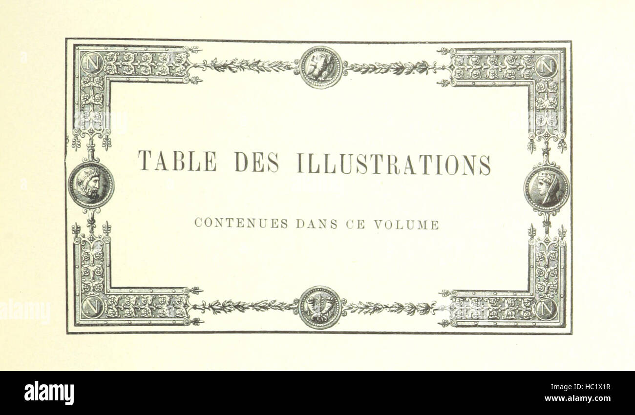 Image taken from page 1033 of 'Napoléon et son temps ... Ouvrage illustré ... Neuvième mille' Image taken from page 1033 of 'Napoléon et son temps Stock Photo