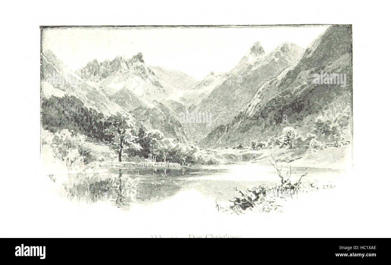 Image taken from page 85 of 'Aus den Alpen ... Illustriert, etc' Image taken from page 85 of 'Aus den Alpen Stock Photo