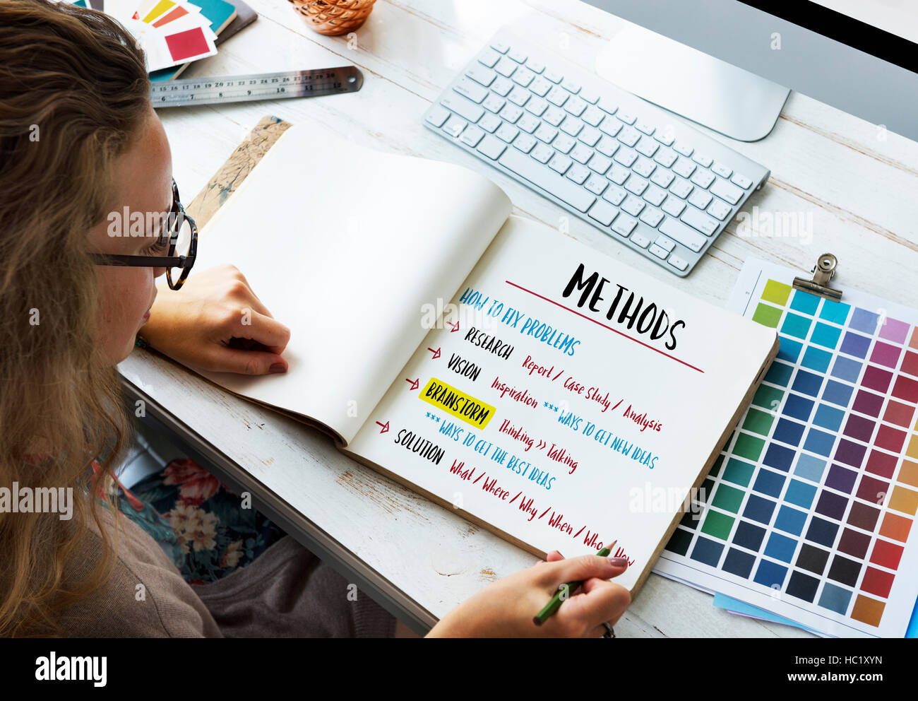 Methods Creativity Innovation Brainstorm Plan Concept Stock Photo - Alamy