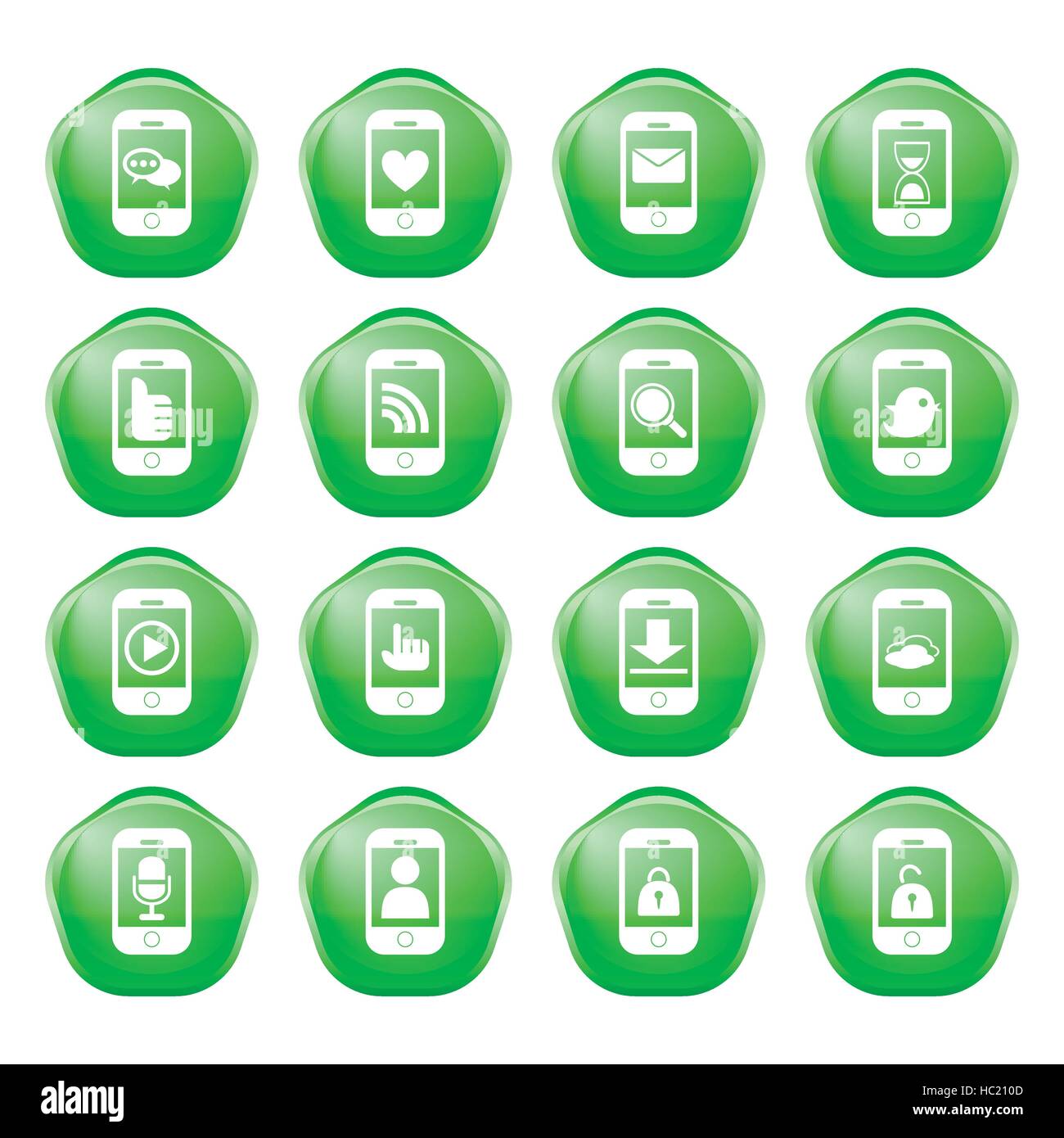 web, communication icons: internet vector set Stock Vector Image & Art ...
