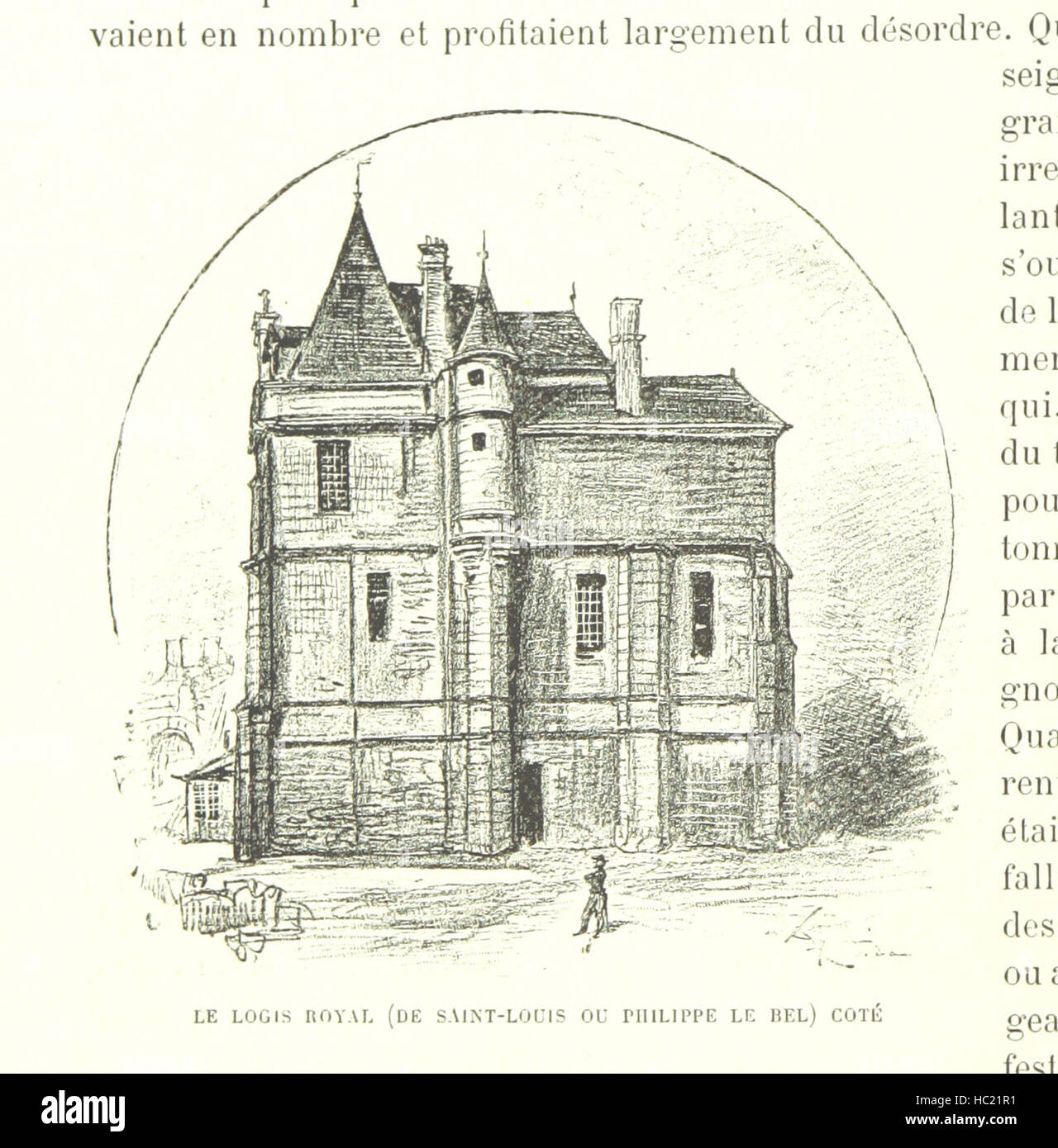 Image taken from page 114 of 'Paris de siècle en siècle. Le cœur de Paris, splendeurs et souvenirs. Texte, dessins et lithographes par A. Robida' Image taken from page 114 of 'Paris de siècle en Stock Photo