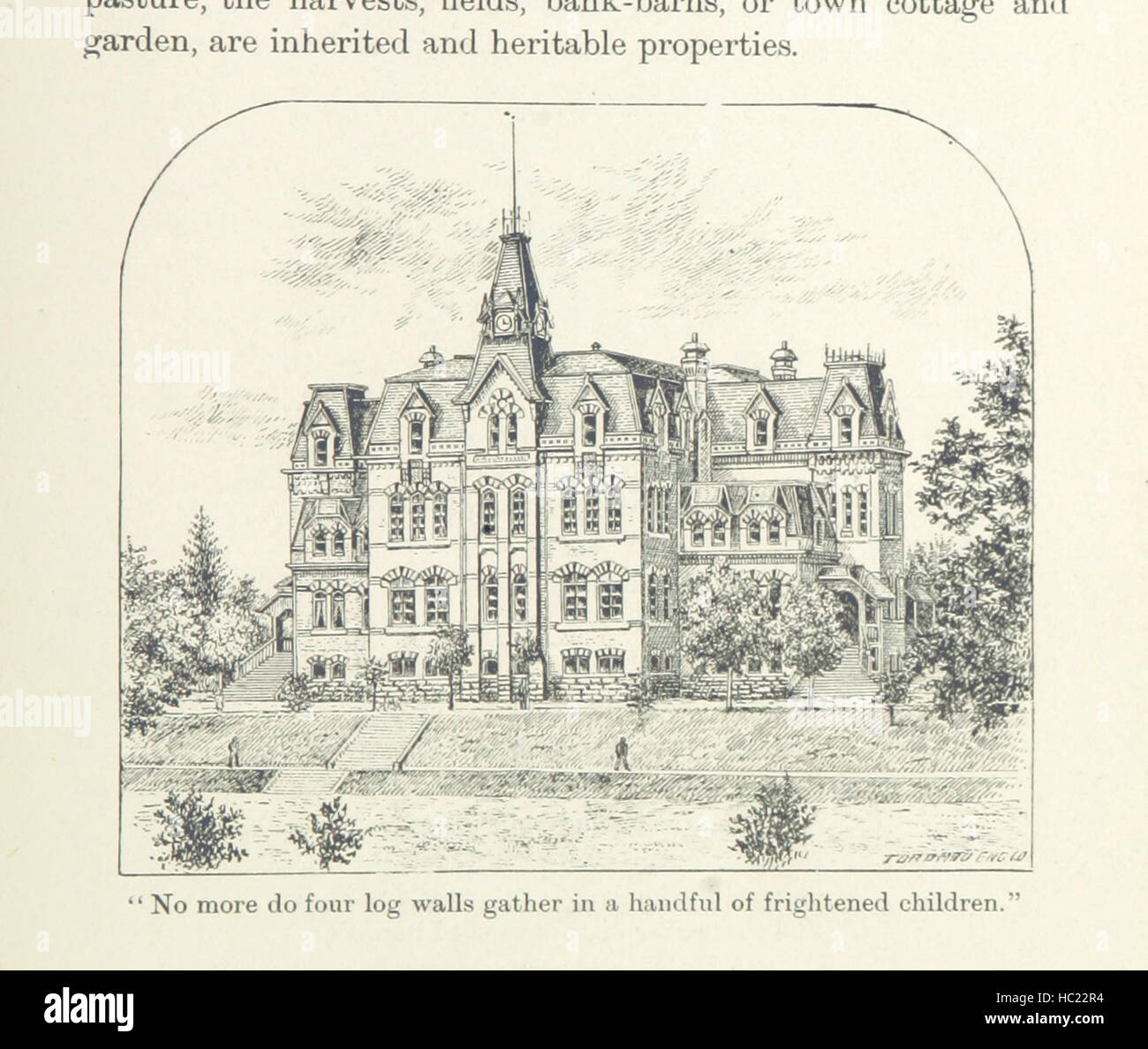 In the Days of the Canada Company: the story of the settlement of the Huron tract and a view of the social life of the period, 1825-1850 ... With an introduction by G. M. Grant Image taken from page 499 of 'In the Days of Stock Photo