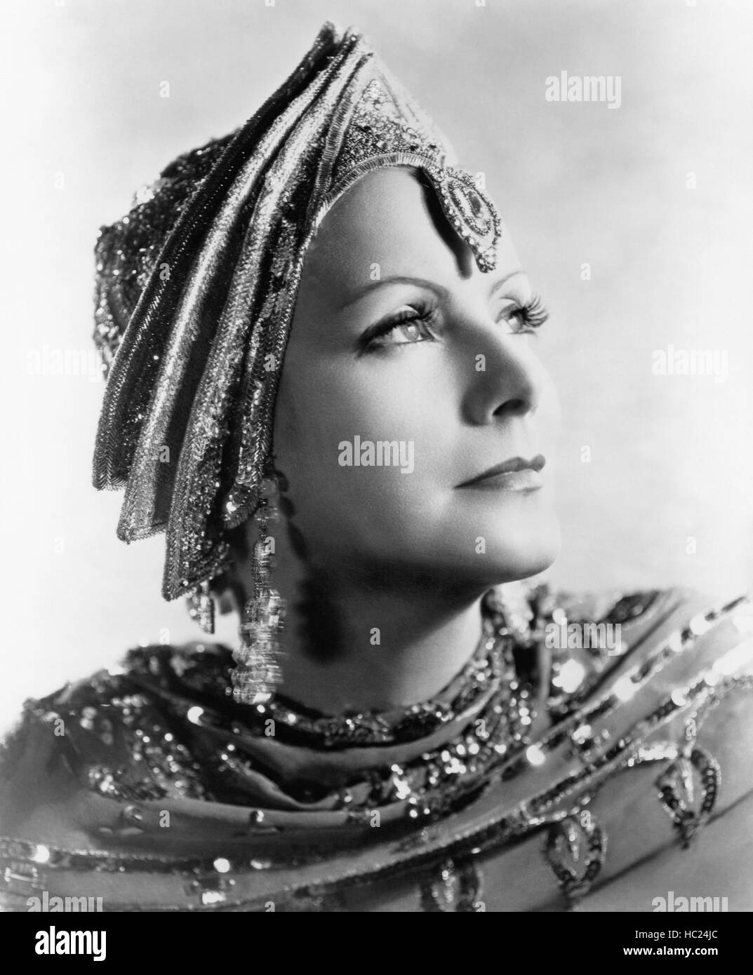 MATA HARI, Greta Garbo, portrait by Clarence Sinclair Bull, 1931 Stock ...