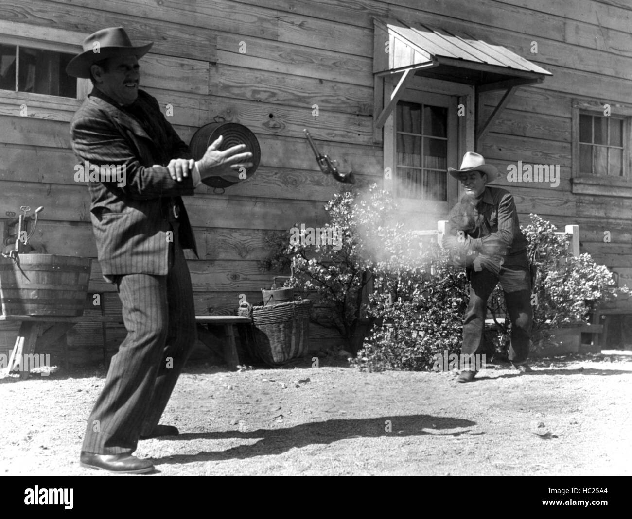 MARSHAL OF CEDAR ROCK, Roy Barcroft, Allan Lane, 1953 Stock Photo Alamy