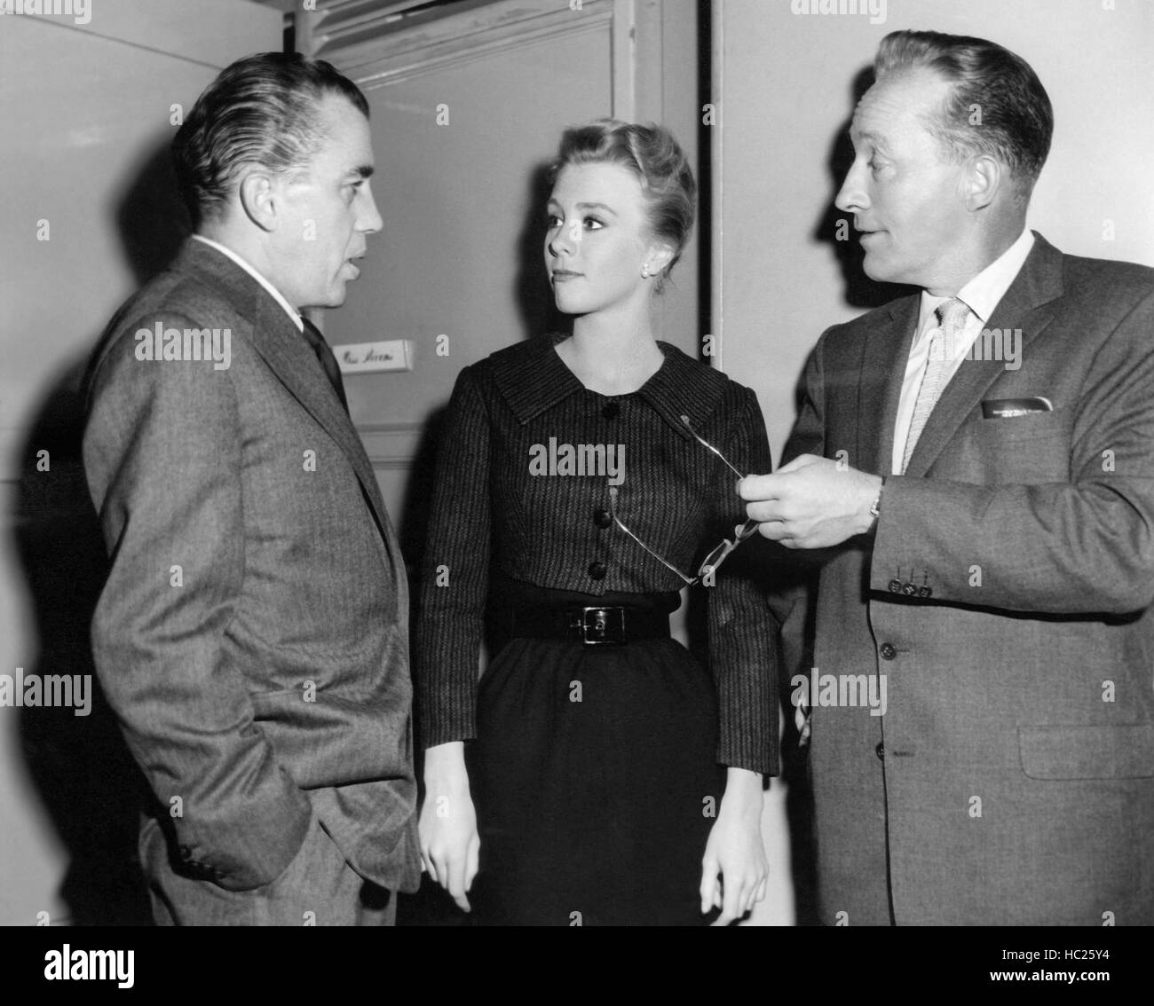 MAN ON FIRE, Ed Sullivan visits Bing Crosby, Inger Stevens, on-set ...