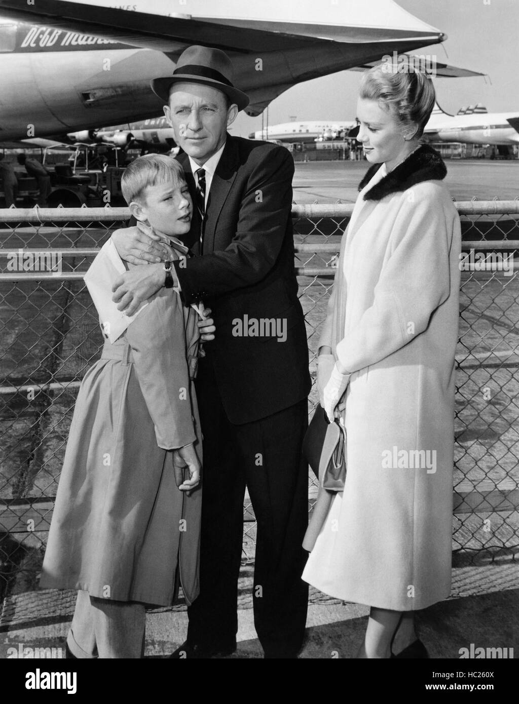 Man On Fire From Left Malcolm Brodrick Bing Crosby Inger Stevens