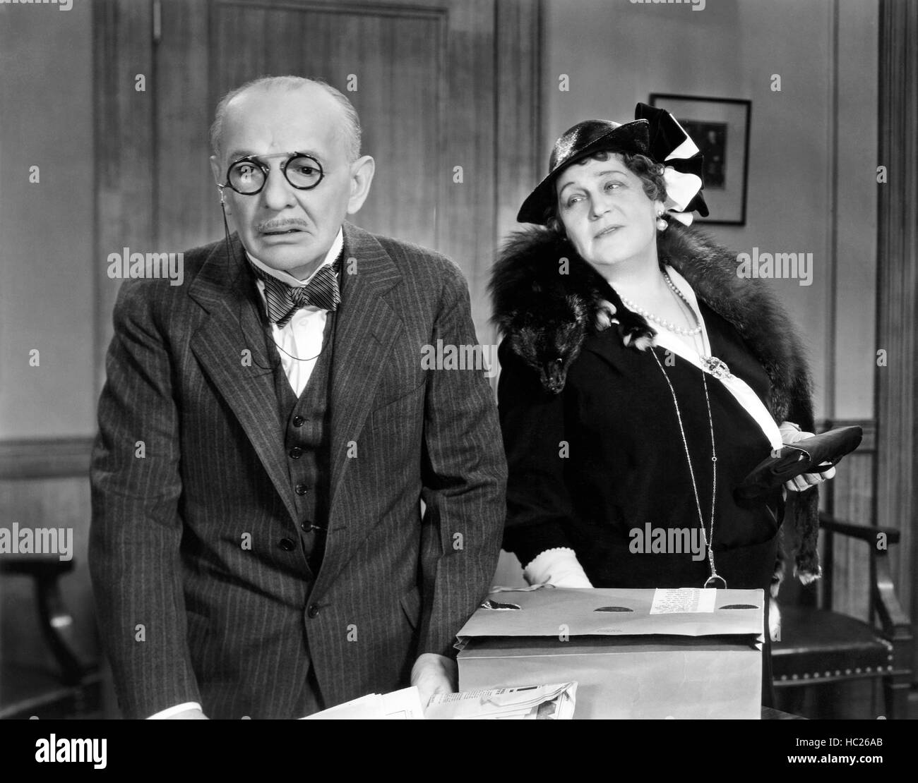 MADAME RACKETEER, from left Robert McWade, Alison Skipworth, 1932