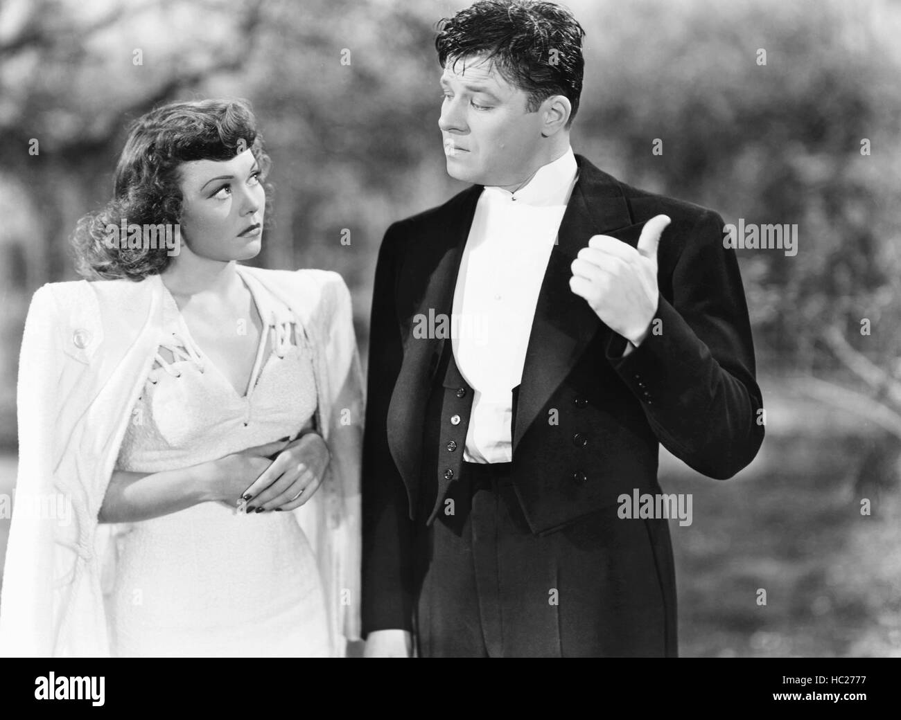 MAKE YOUR OWN BED, from left Jane Wyman, Jack Carson, 1944 Stock Photo