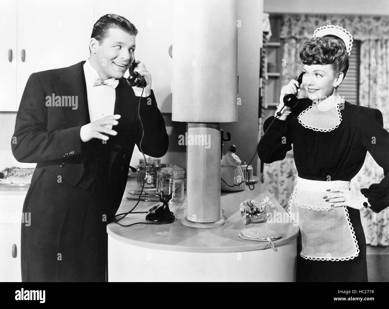 MAKE YOUR OWN BED, from left Jack Carson, Jane Wyman, 1944 Stock Photo