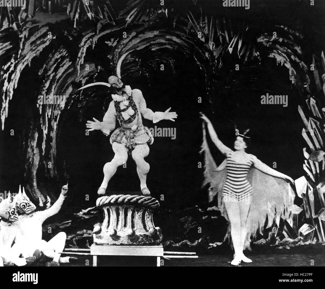THE MERRY FROLIC OF SATAN, (aka LES QUATRE CENTS FARCES DU DIABLE, aka THE 400 TRICKS OF THE DEVIL), Georges Melies, 1906 Stock Photo