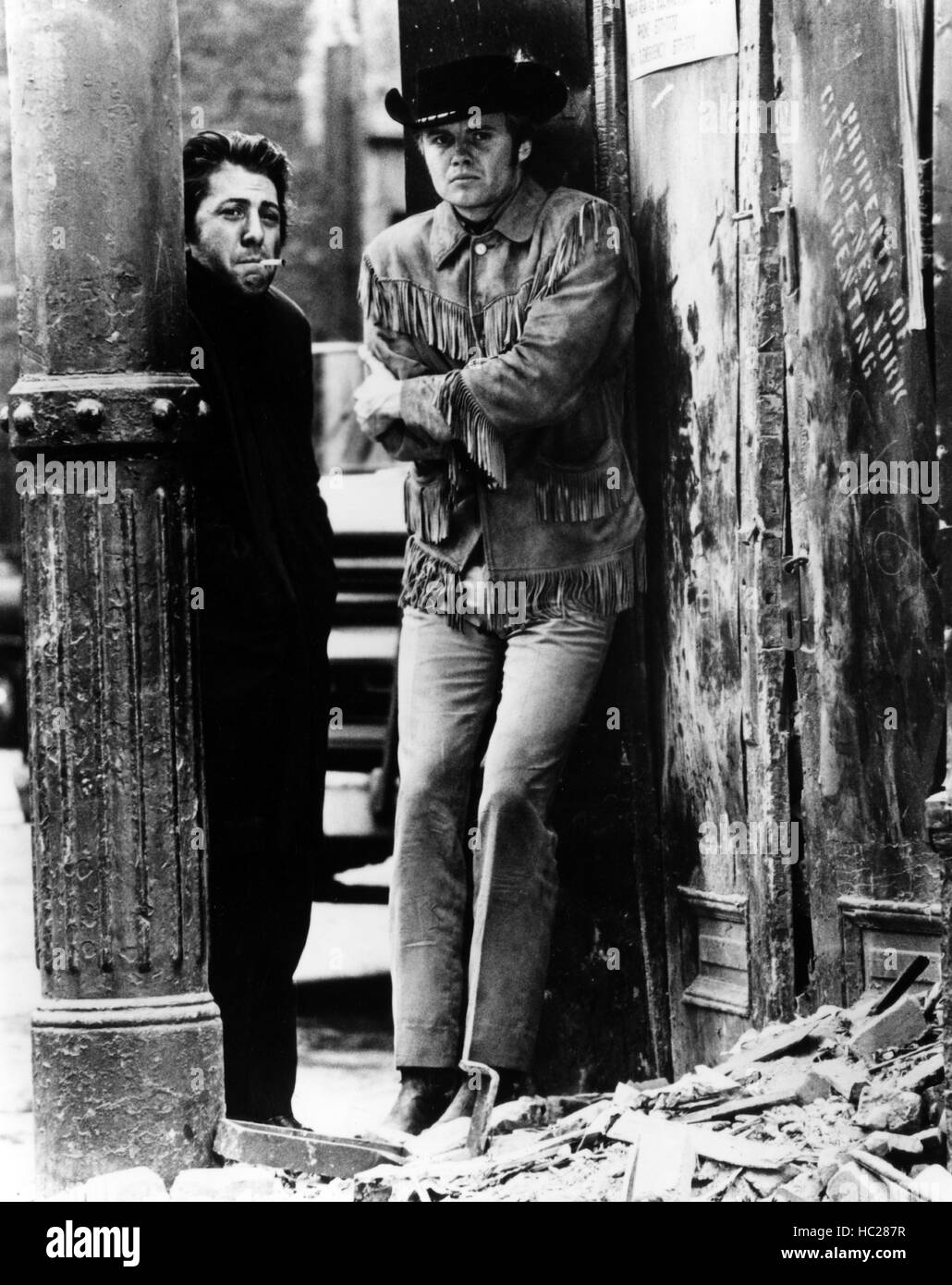 MIDNIGHT COWBOY, Dustin Hoffman, Jon Voight, 1969 Stock Photo Alamy