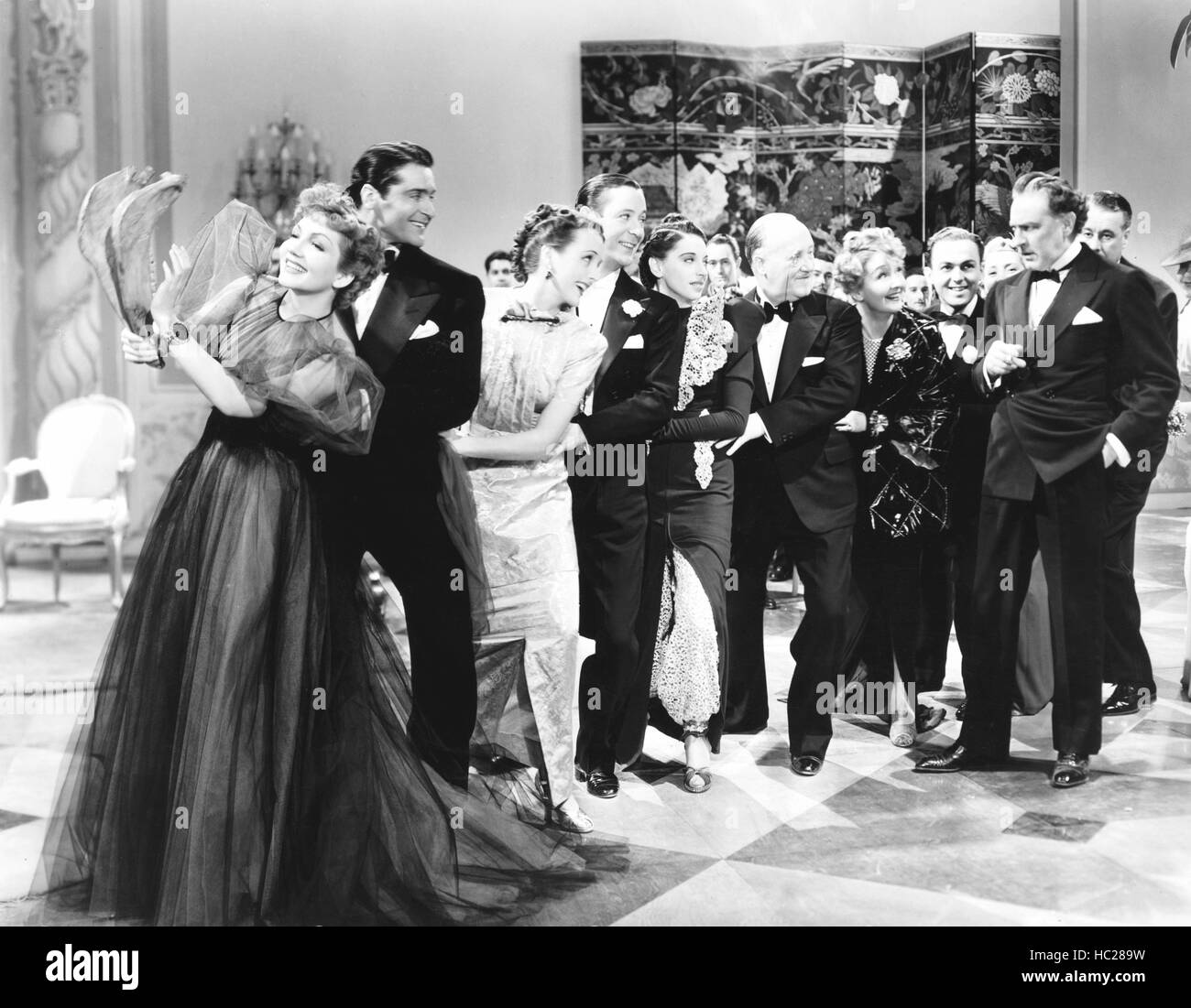 MIDNIGHT, from left: Claudette Colbert, Francis Lederer, Mary Astor ...