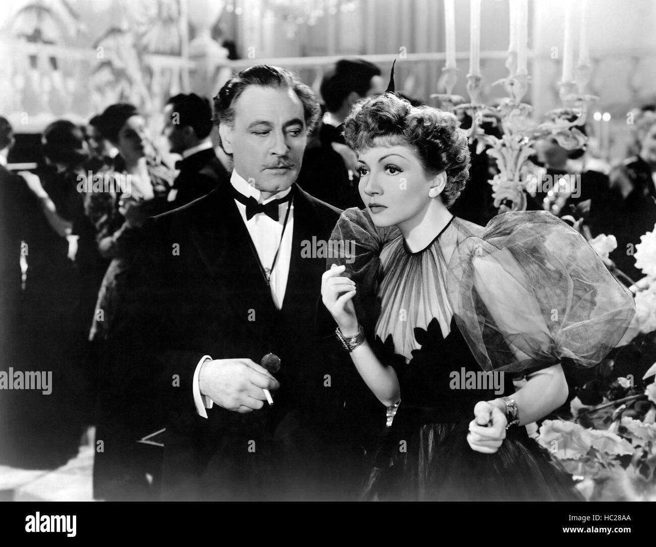 MIDNIGHT, John Barrymore, Claudette Colbert, 1939 Stock Photo - Alamy
