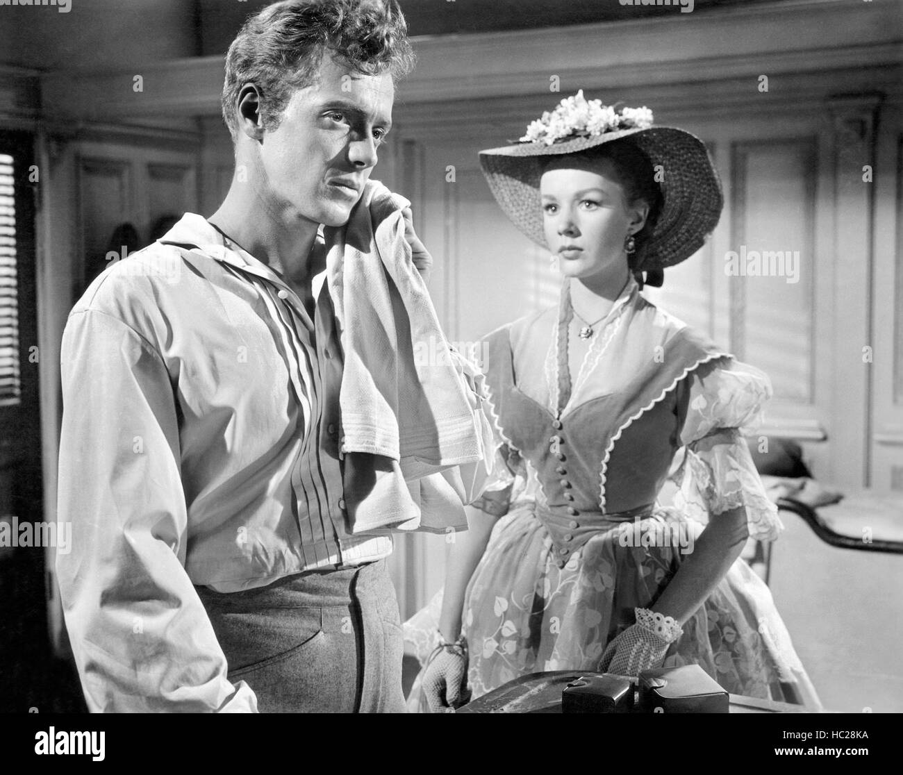 THE MISSISSIPPI GAMBLER, from left, John Baer, Piper Laurie, 1953 Stock ...