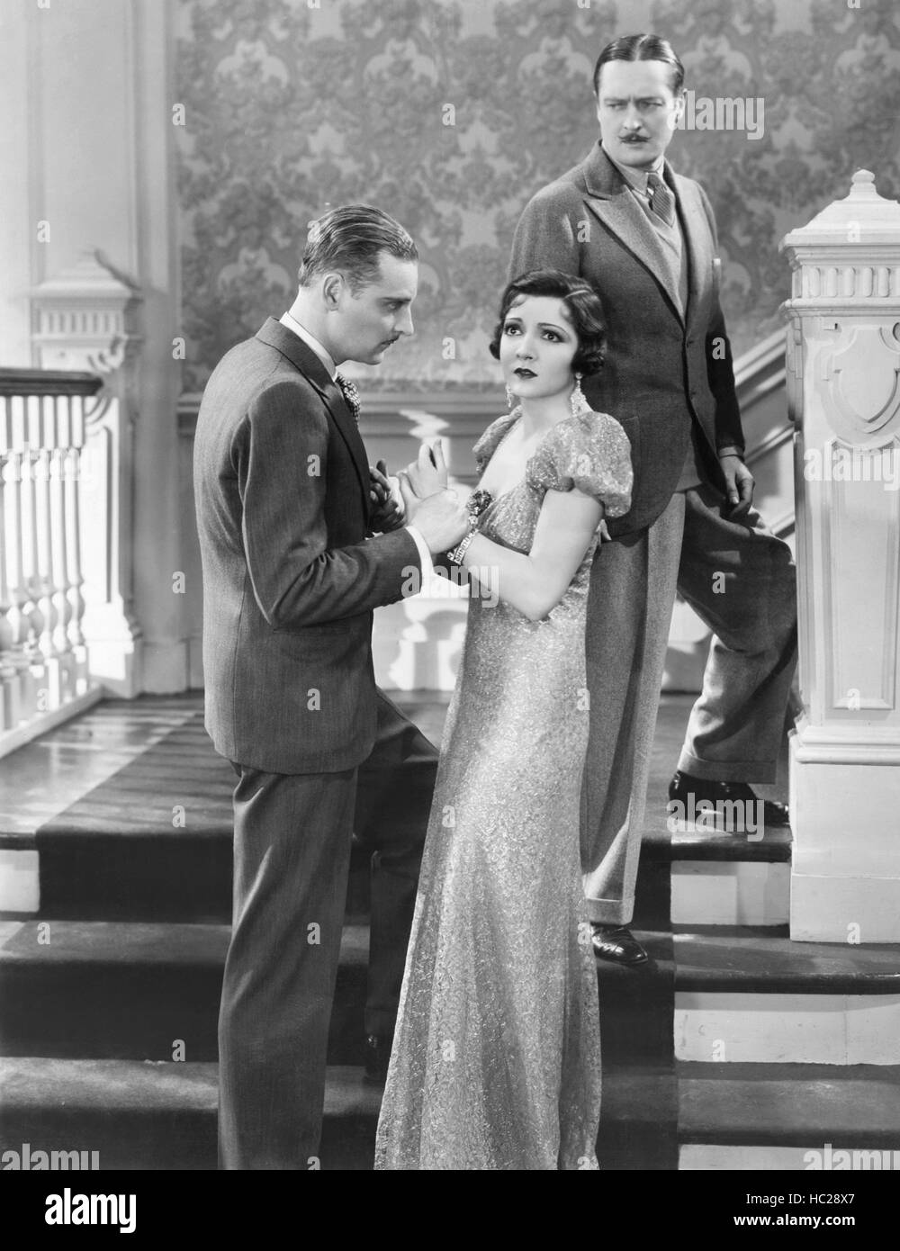 MISLEADING LADY, from left Meeker, Claudette Colbert, Edmund