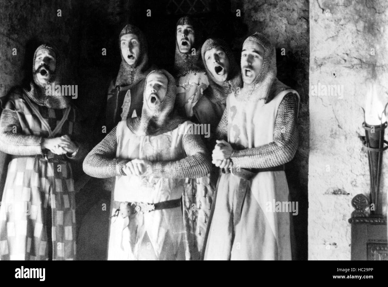 MONTY PYTHON AND THE HOLY GRAIL, Graham Chapman, John Cleese, Eric Idle, Terry Gilliam, Terry
