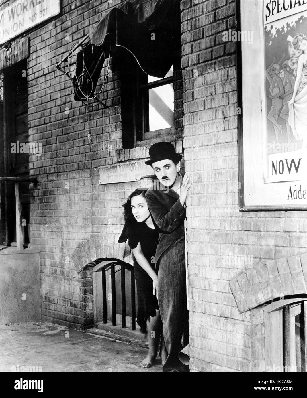 MODERN TIMES Paulette Goddard Charlie Chaplin 1936 Stock Photo Alamy modern-times-paulette-goddard-charlie-chaplin-1936-stock-photo-alamy