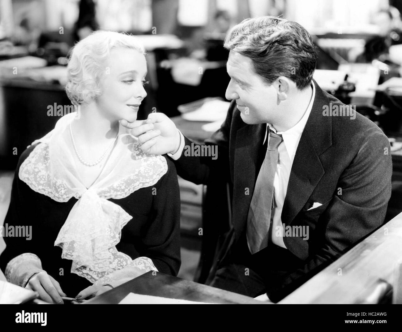 THE MURDER MAN, Virginia Bruce, Spencer Tracy, 1935 Stock Photo - Alamy