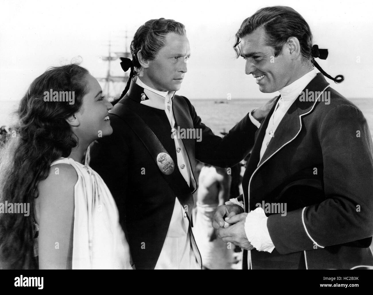 MUTINY ON THE BOUNTY, Movita, Franchot Tone, Clark Gable, 1935 Stock