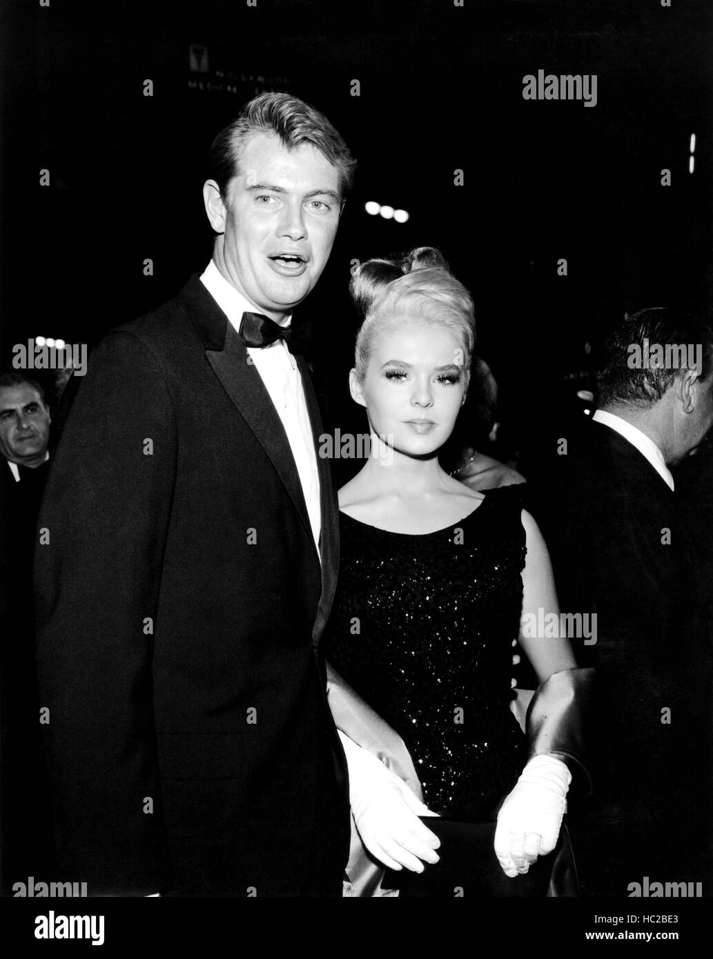 My Blood Runs Cold, Troy Donahue And Joey Heatherton At Premiere, 1965 