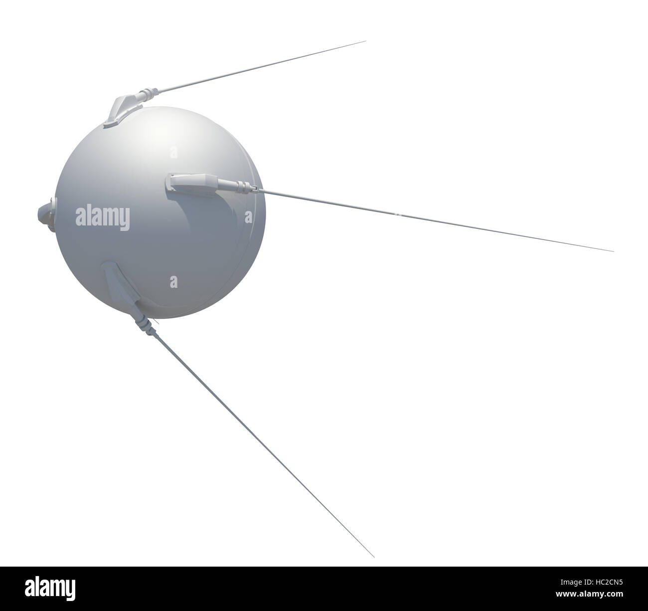 Satellite isolated on white Stock Photo - Alamy
