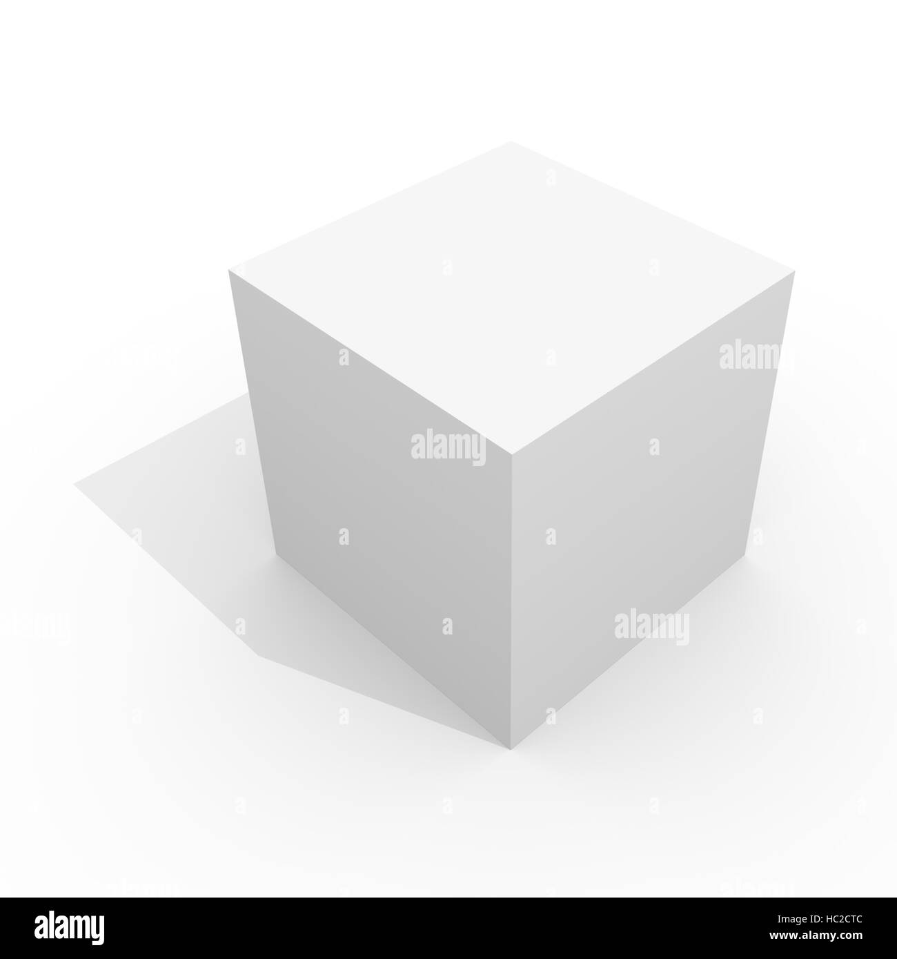 Blank box on white background Stock Photo Alamy