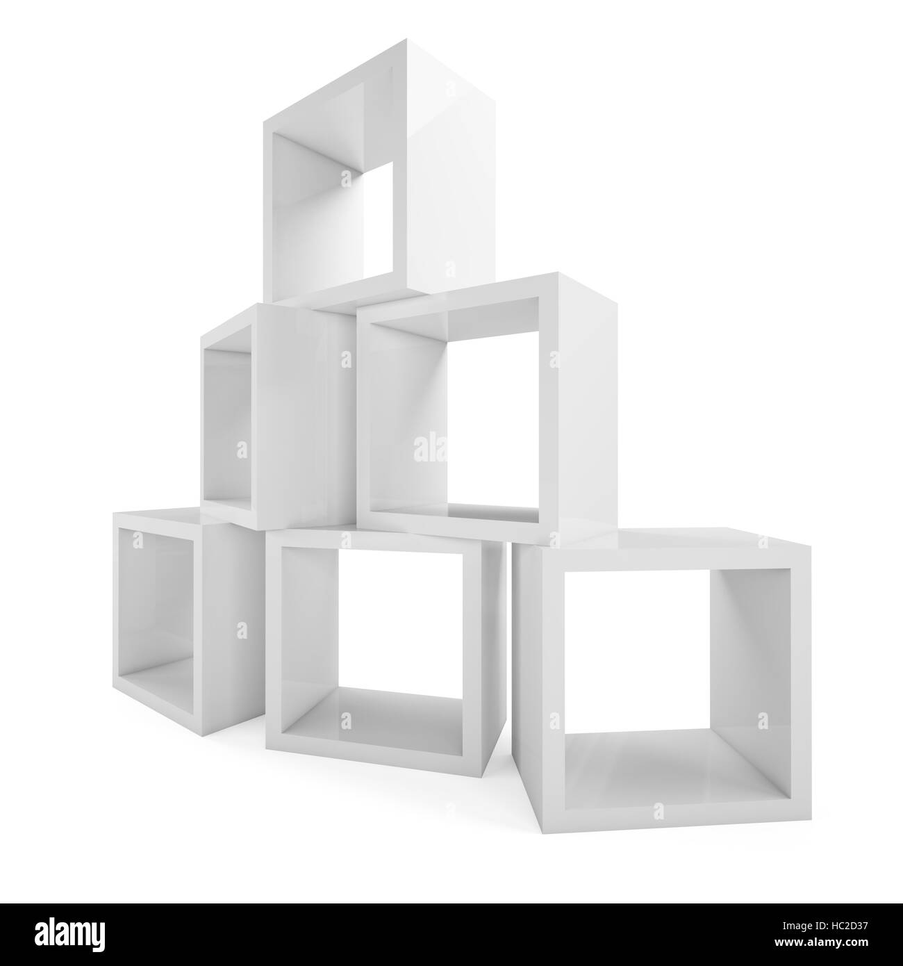 Modular shelving. Showcase store Stock Photo Alamy