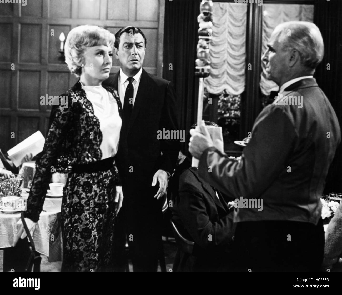 THE NIGHT WALKER, from left, Barbara Stanwyck, Robert Taylor, 1964 ...