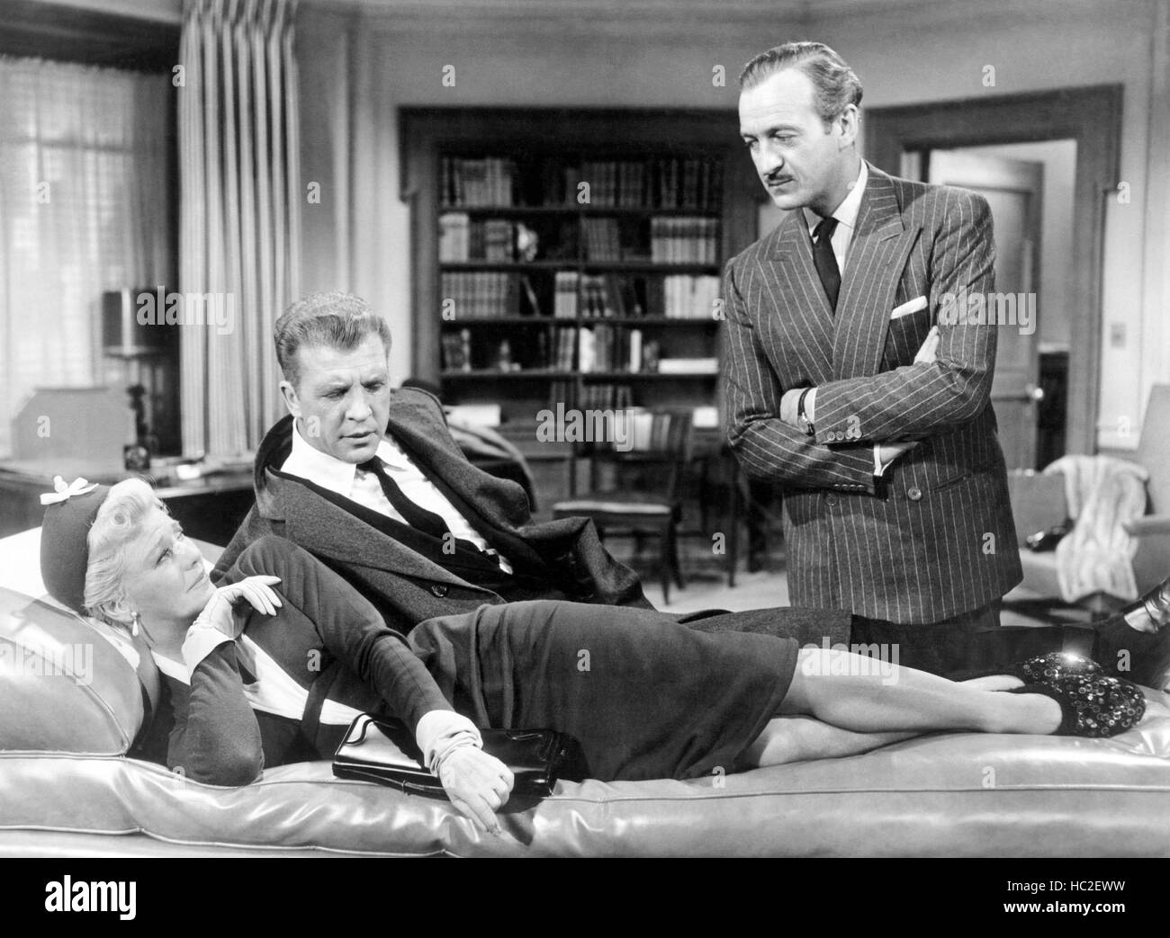 OH, MEN! OH, WOMEN!, from left Ginger Rogers, Dan Dailey, David Niven