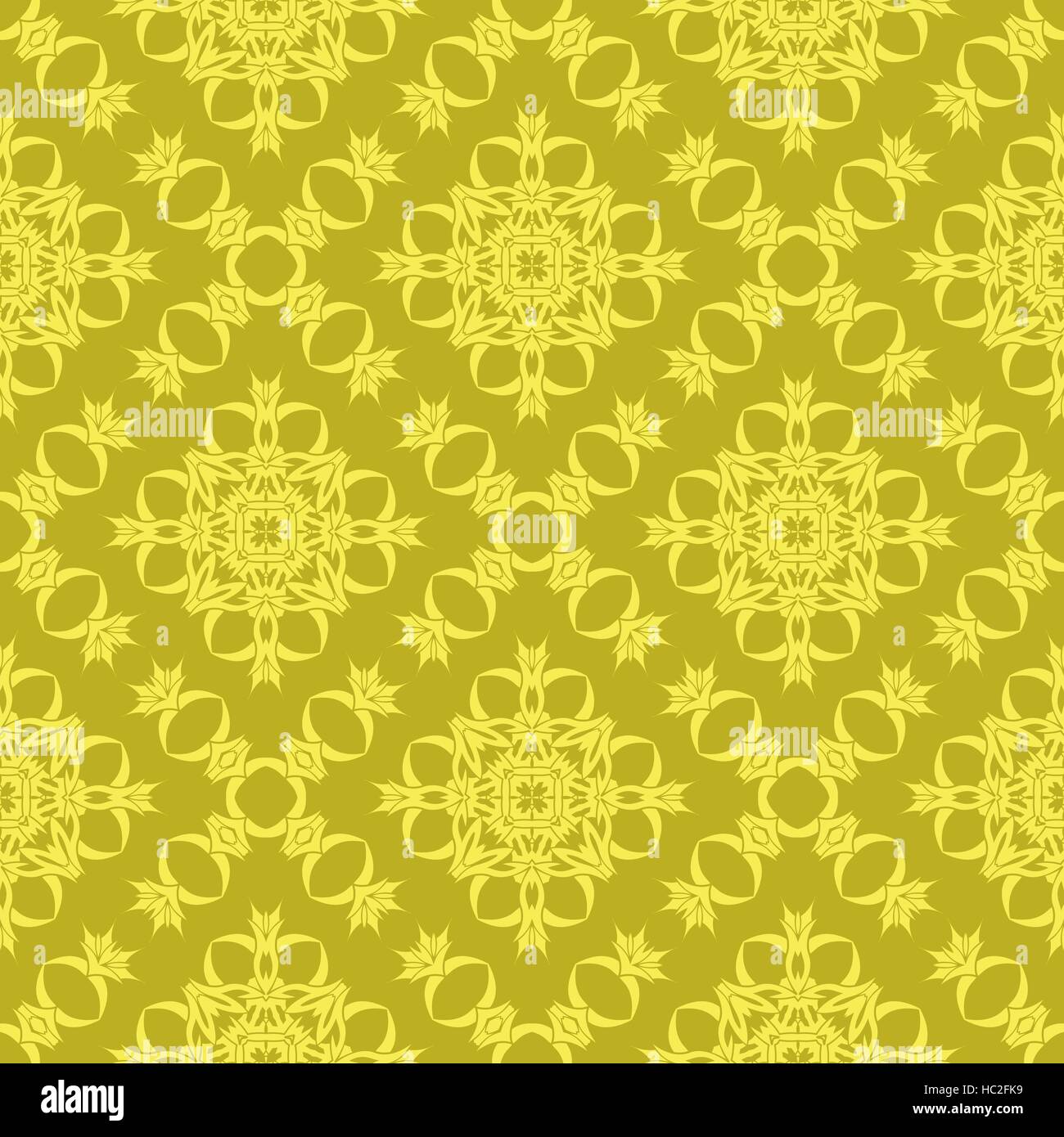Yellow Ornamental Seamless Line Pattern Stock Vector Image & Art - Alamy