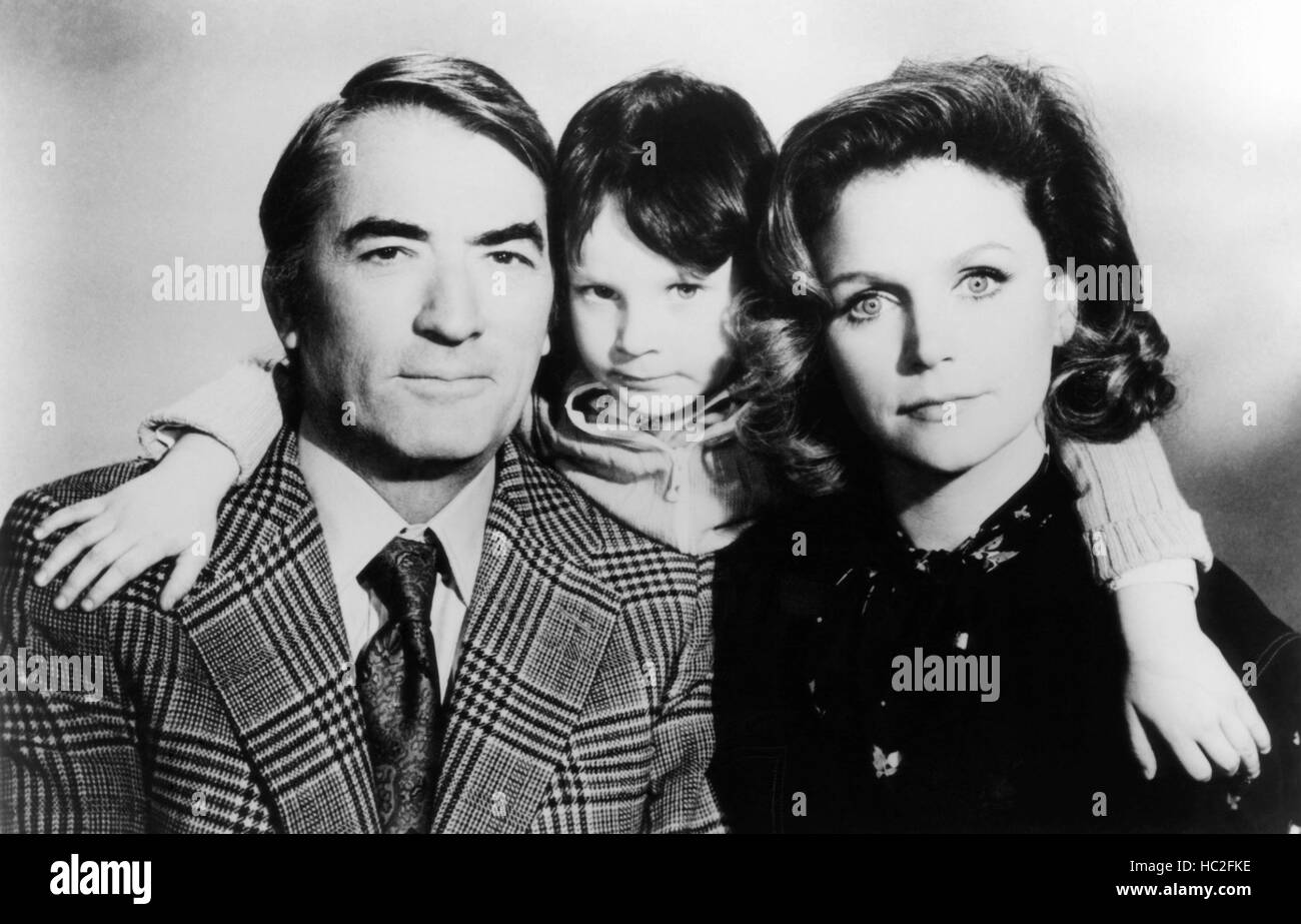 THE OMEN, Gregory Peck, Harvey Stephens, Lee Remick, 1976, (c) 20th