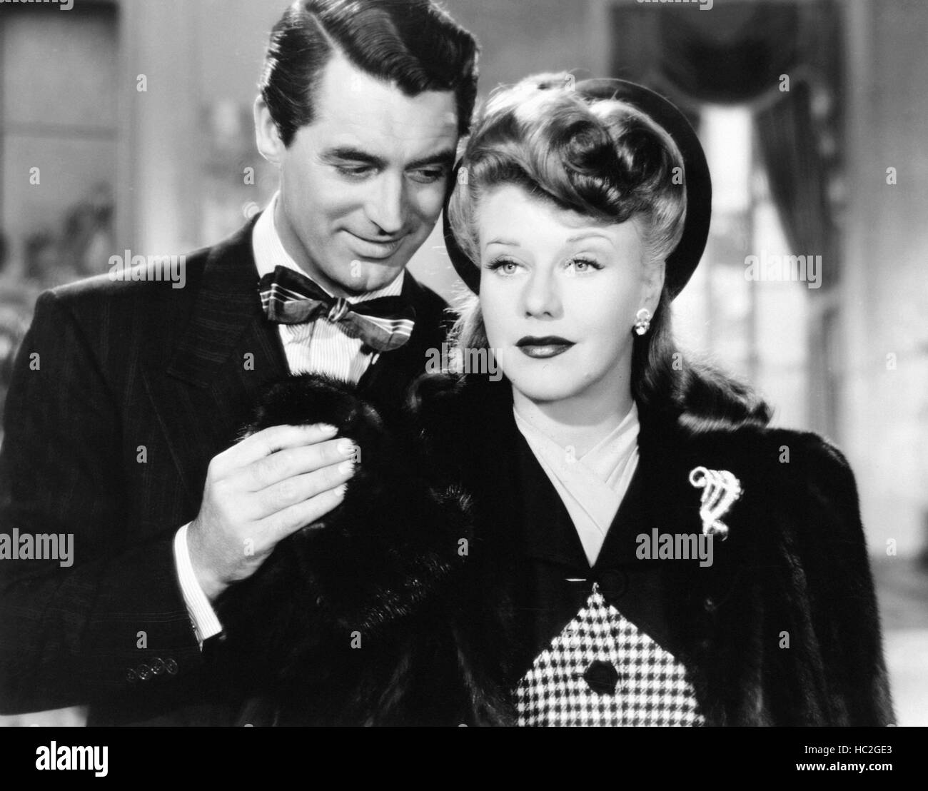 ONCE UPON A HONEYMOON, from left Cary Grant, Ginger Rogers, 1942 Stock