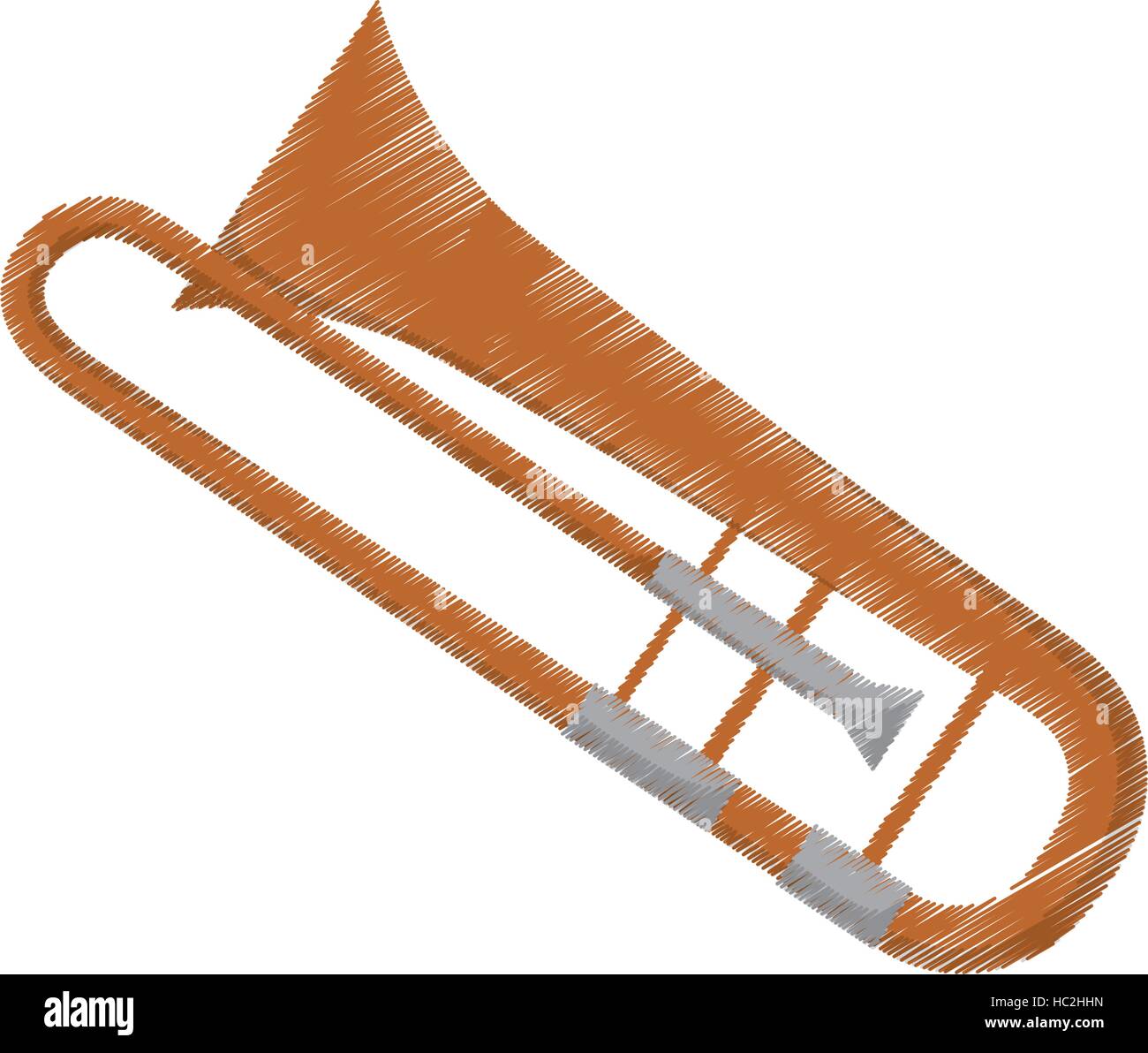 trumpet music instrument Stock Vector Image & Art Alamy